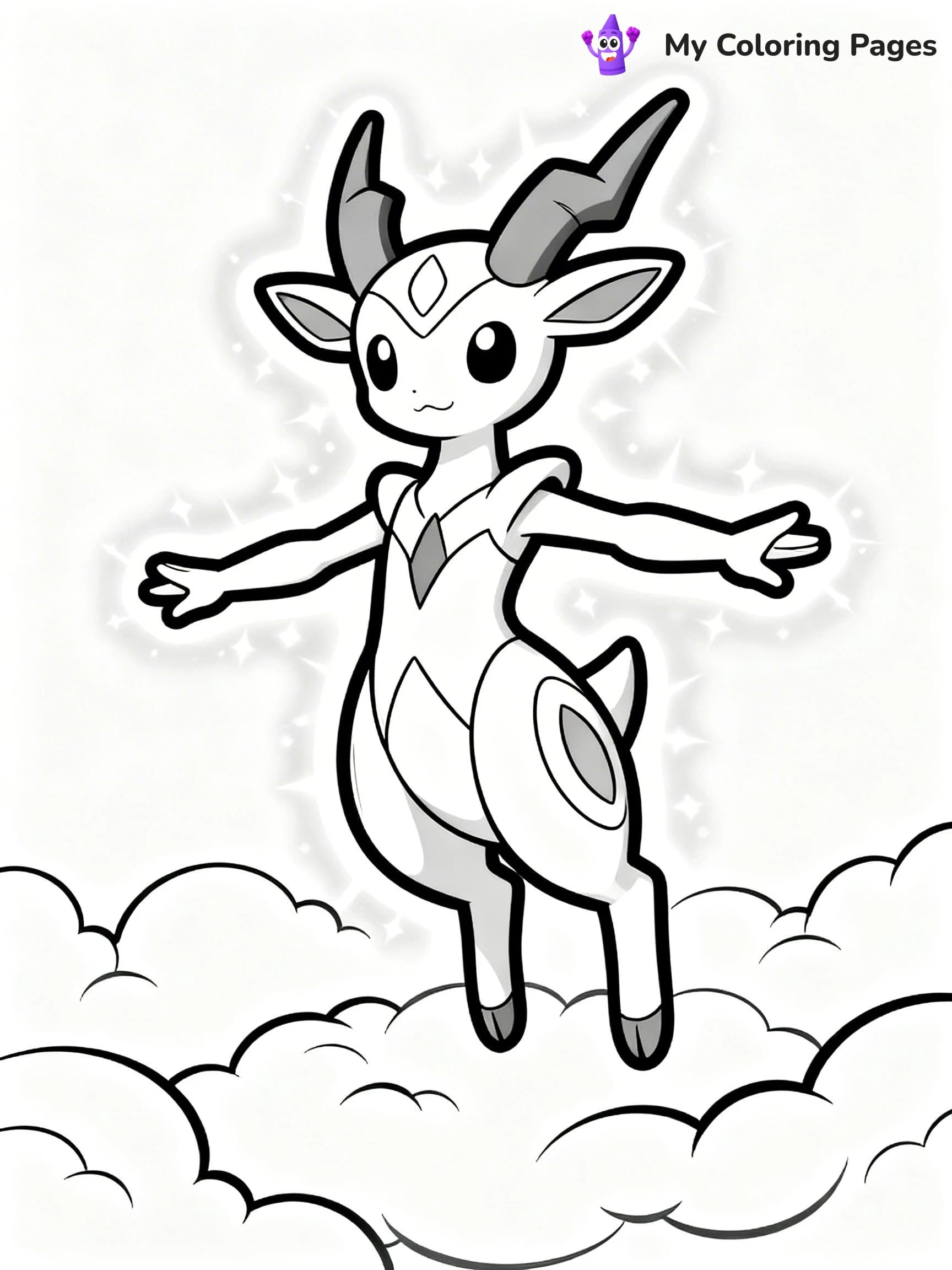 Arceus Coloring Pages - 2