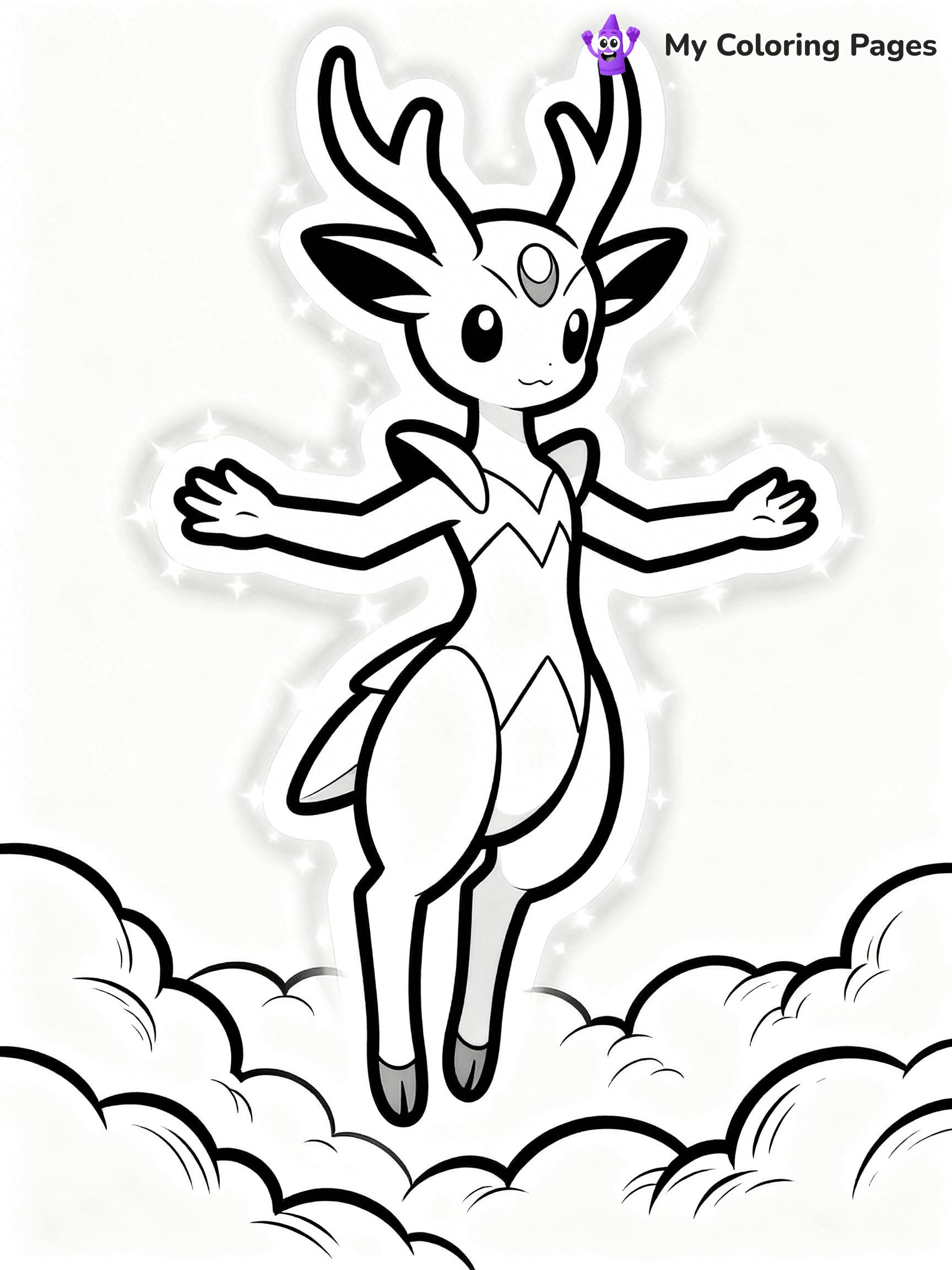 Arceus Coloring Pages - 1