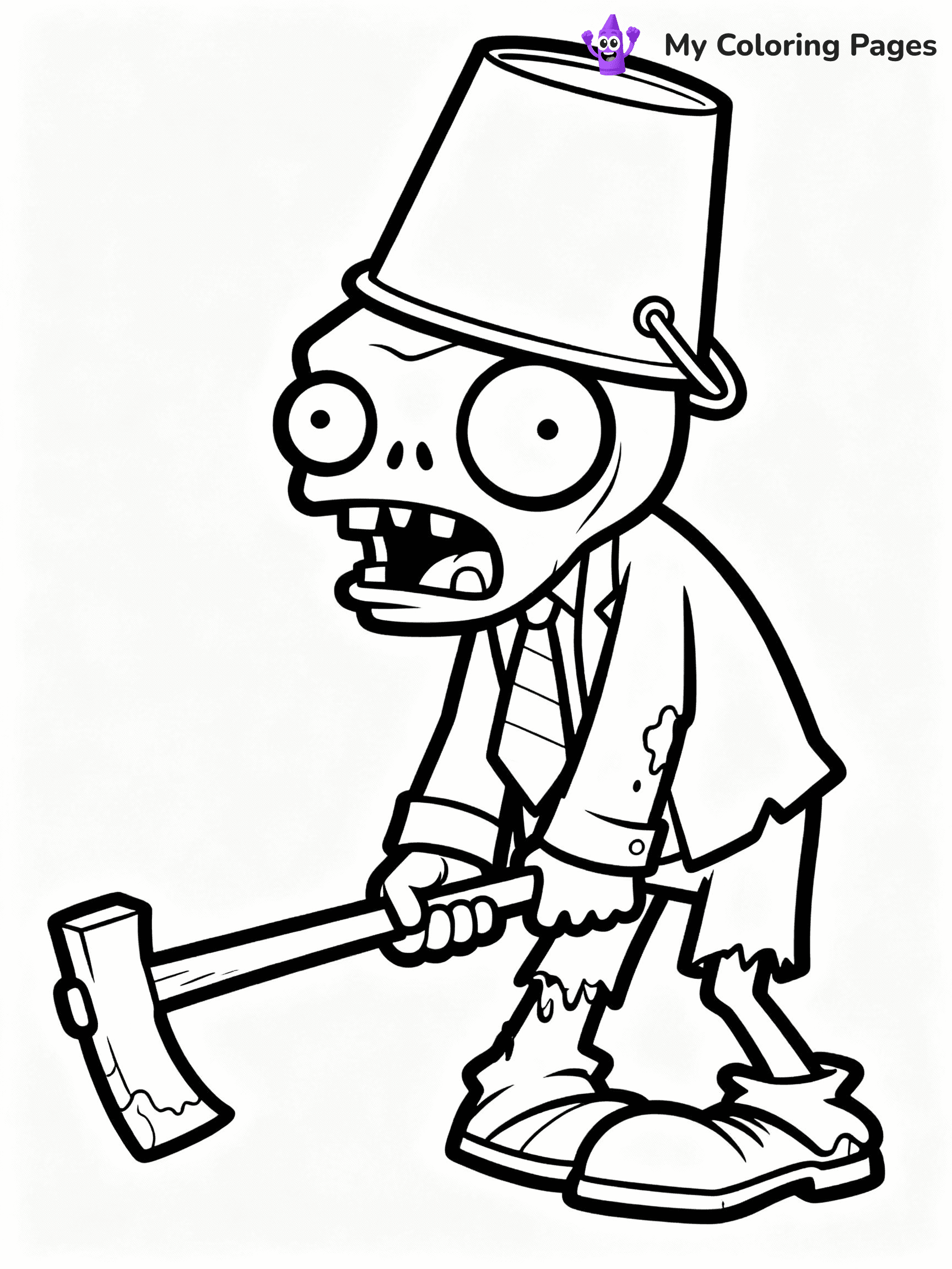 Plants vs Zombies Coloring Pages - 43