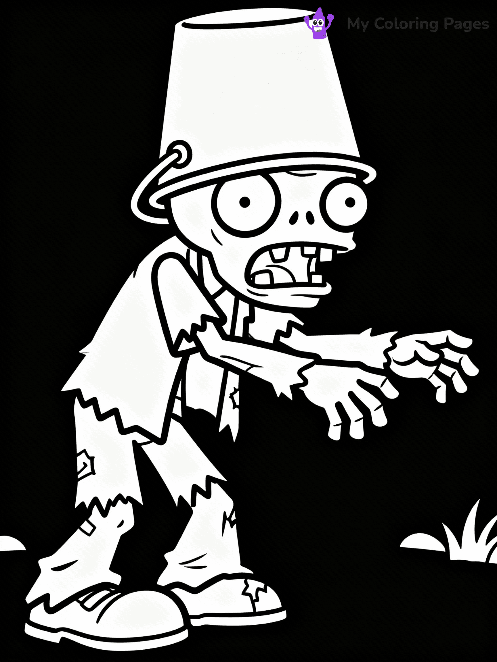 Plants vs Zombies Coloring Pages - 39