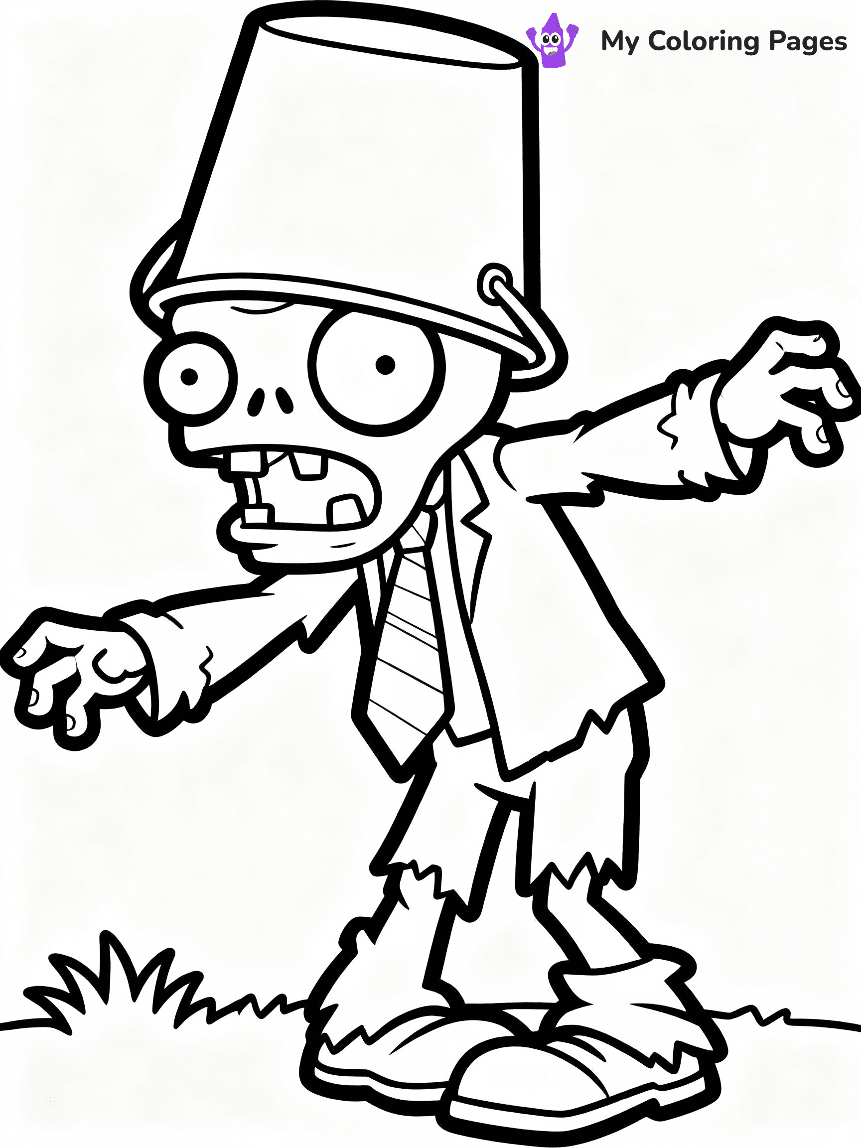 Plants vs Zombies Coloring Pages - 37