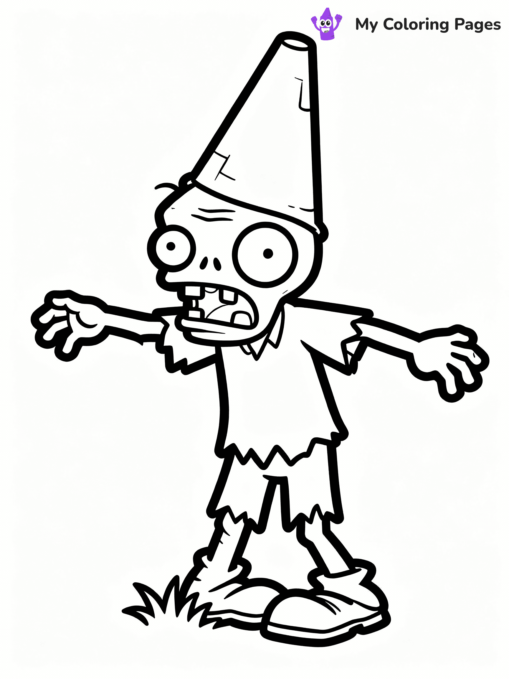 Plants vs Zombies Coloring Pages - 35