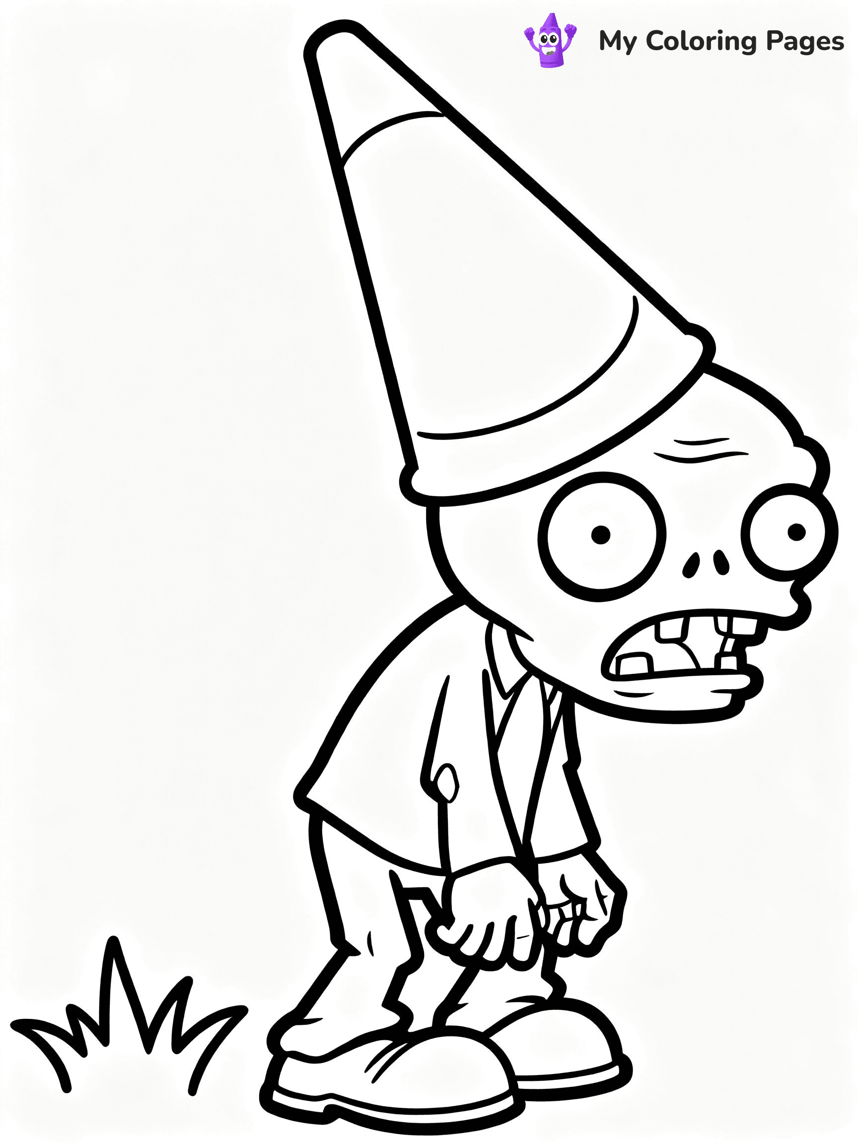 Plants vs Zombies Coloring Pages - 34