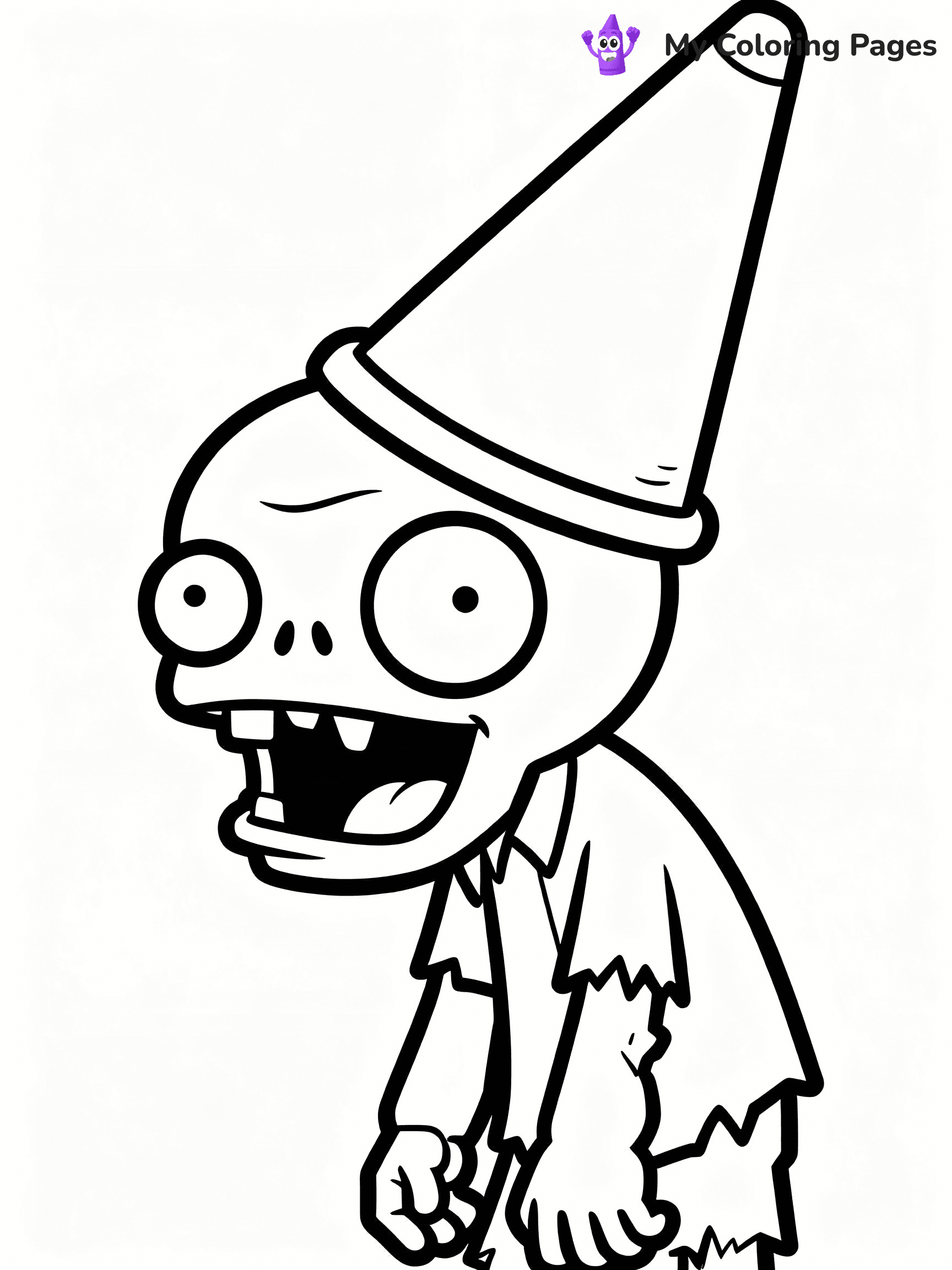 Plants vs Zombies Coloring Pages - 30