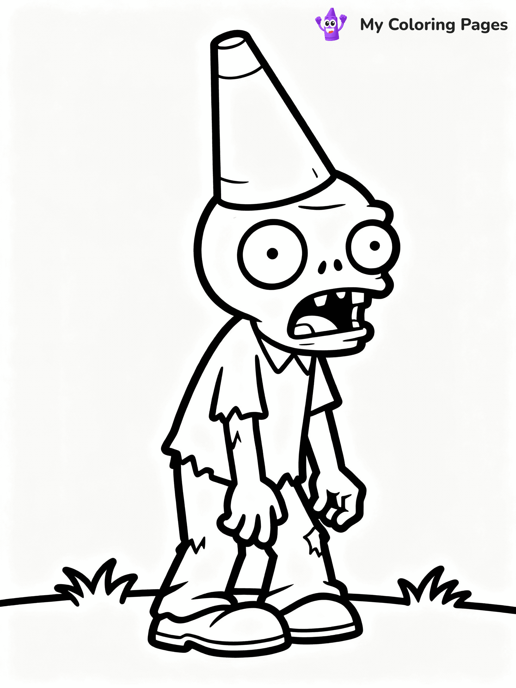 Plants vs Zombies Coloring Pages - 29
