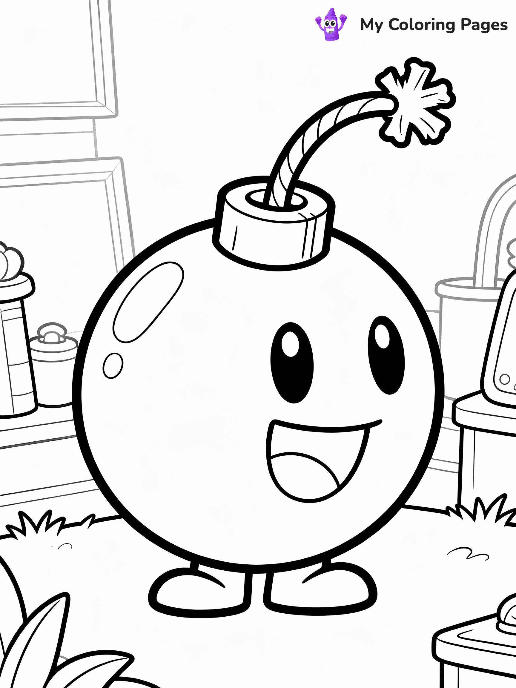 Plants vs Zombies Coloring Pages - 27