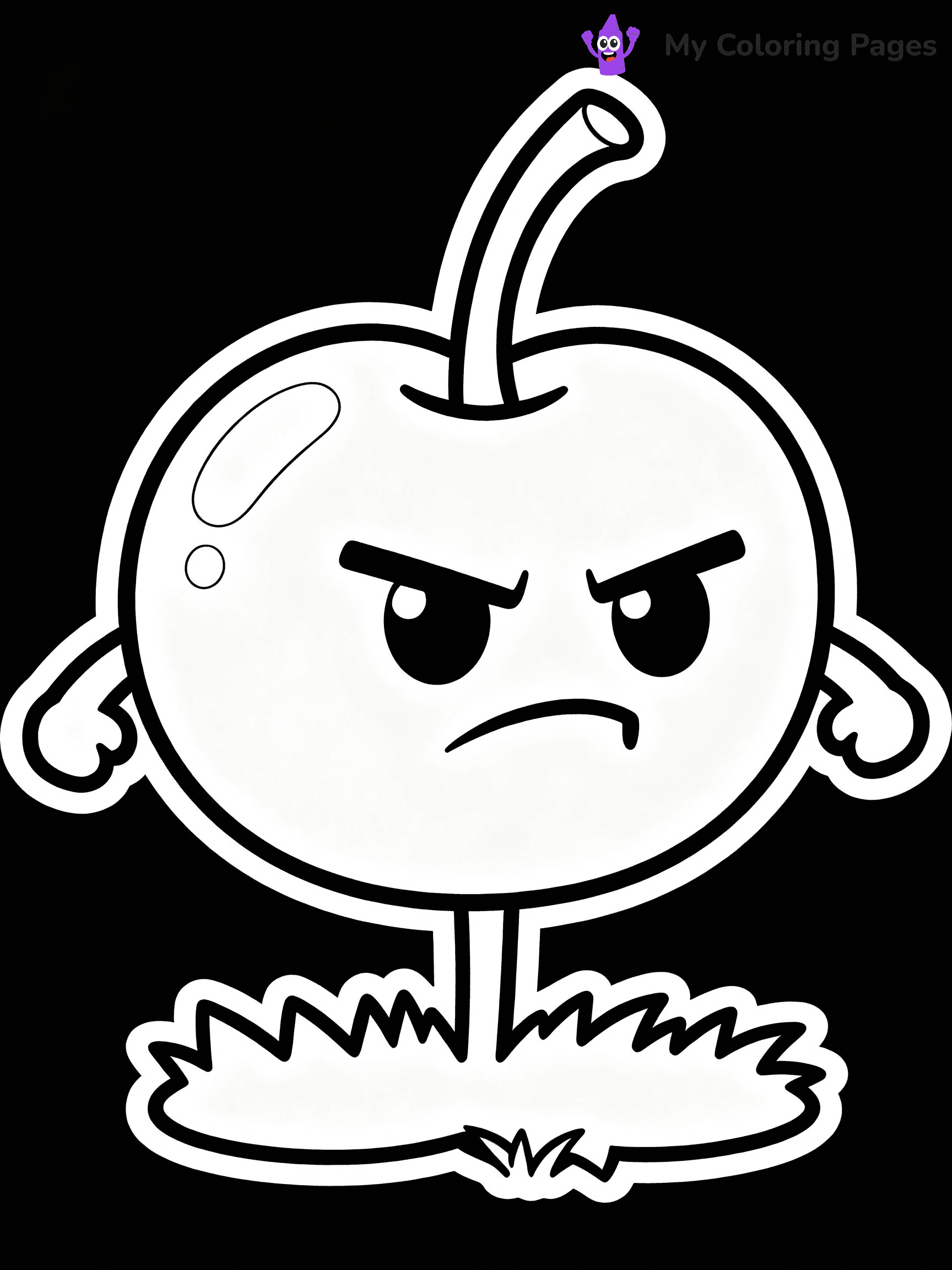 Plants vs Zombies Coloring Pages - 26