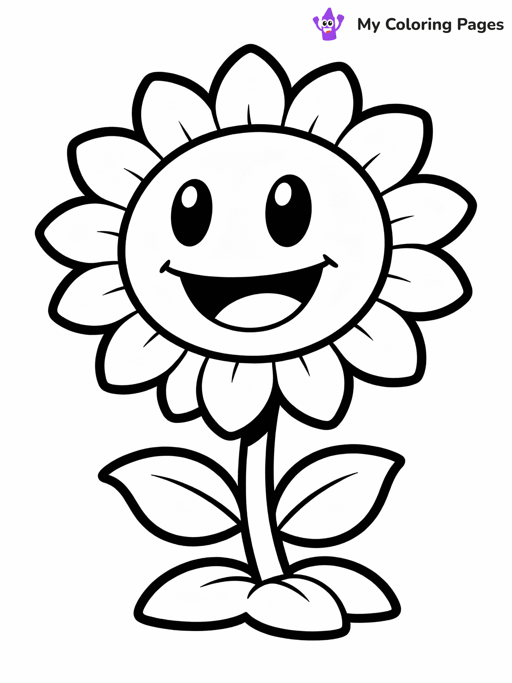 Plants vs Zombies Coloring Pages - 21