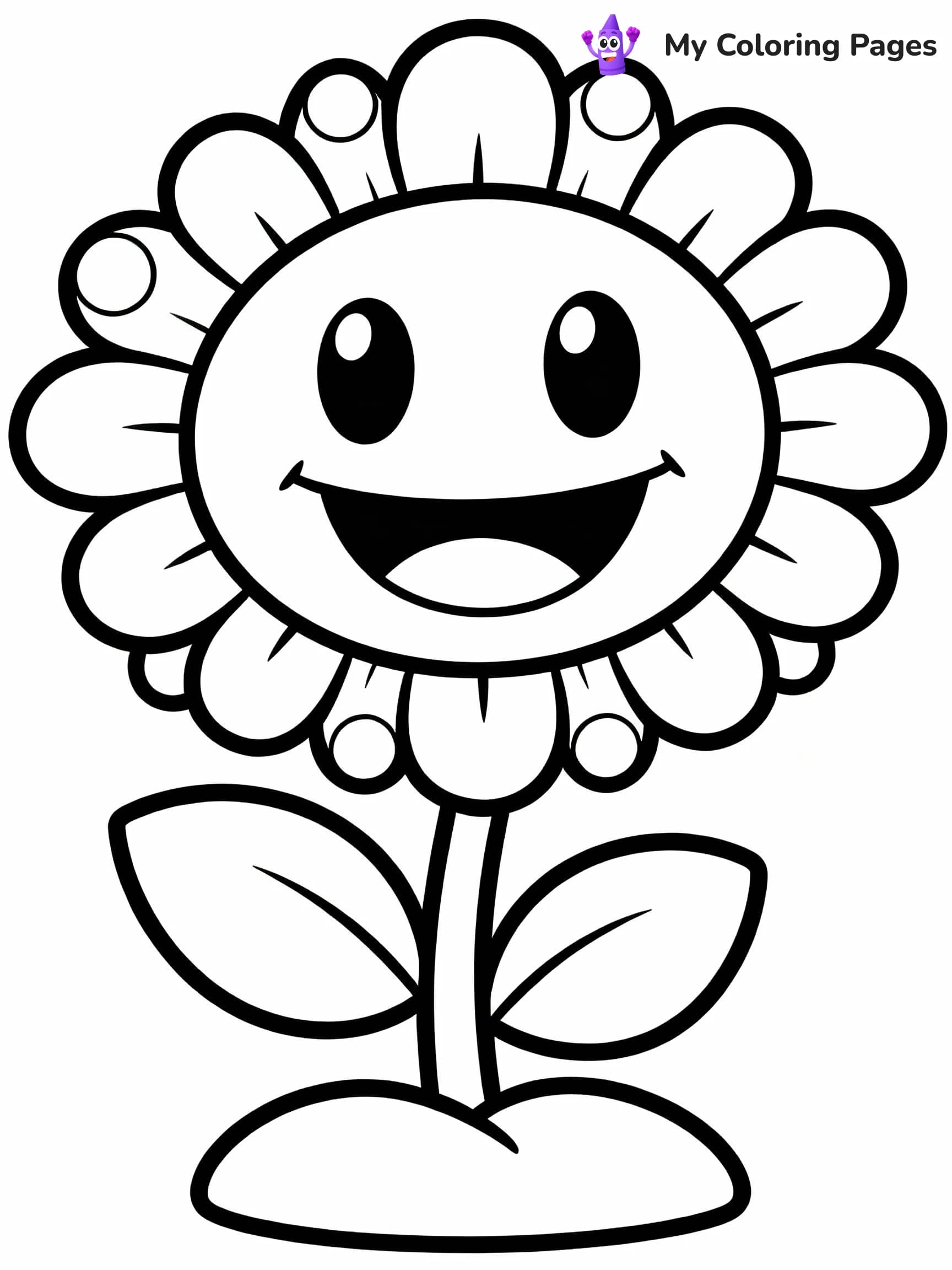 Plants vs Zombies Coloring Pages - 20