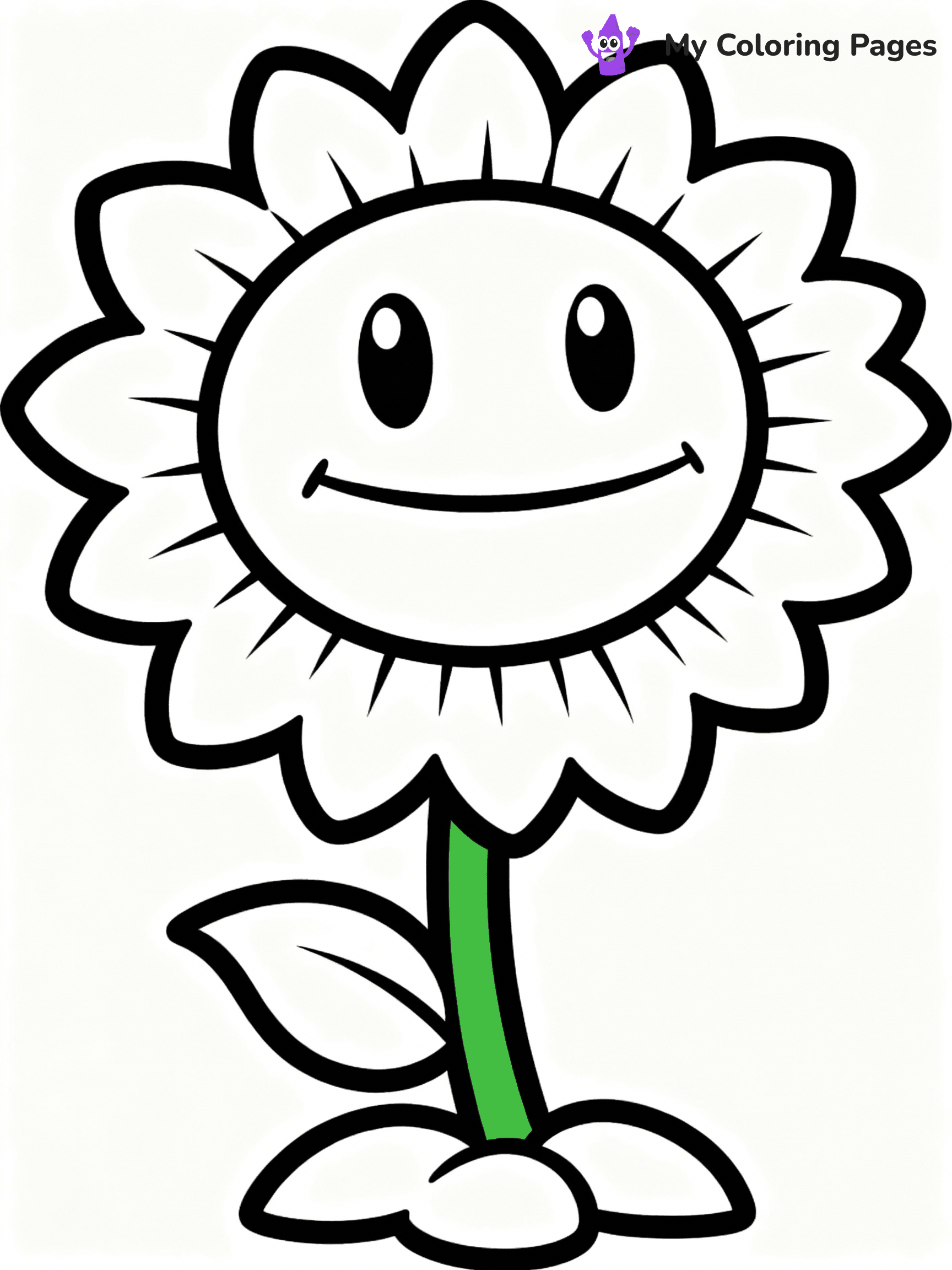 Plants vs Zombies Coloring Pages - 19