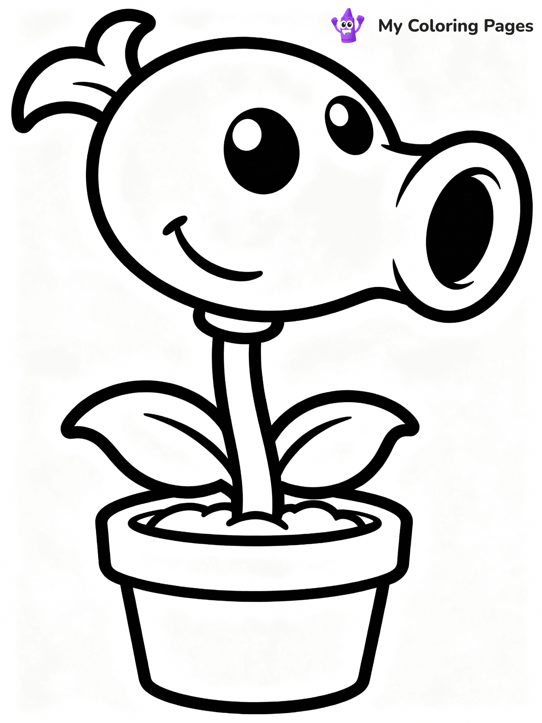 Plants vs Zombies Coloring Pages - 16