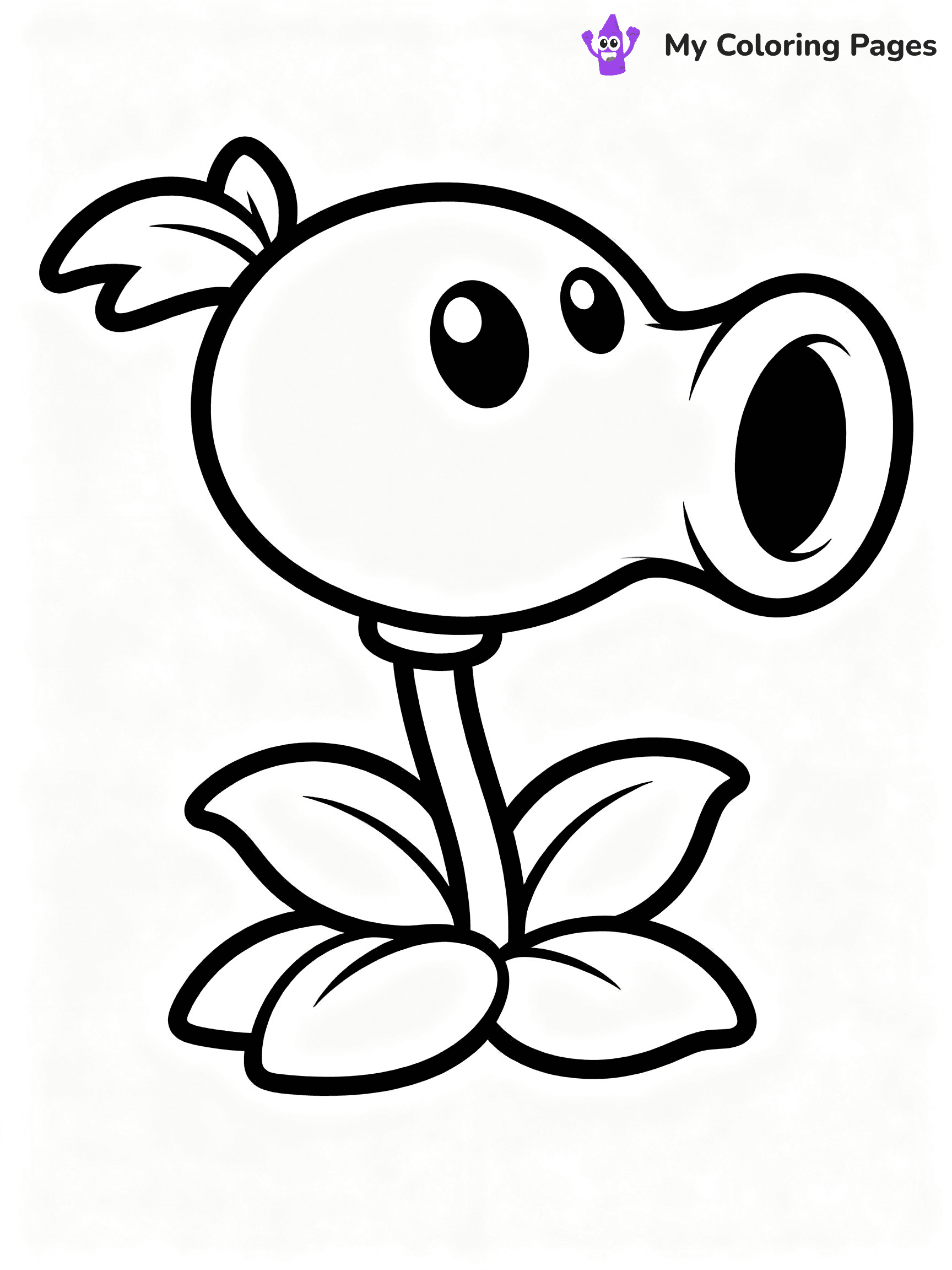Plants vs Zombies Coloring Pages - 15