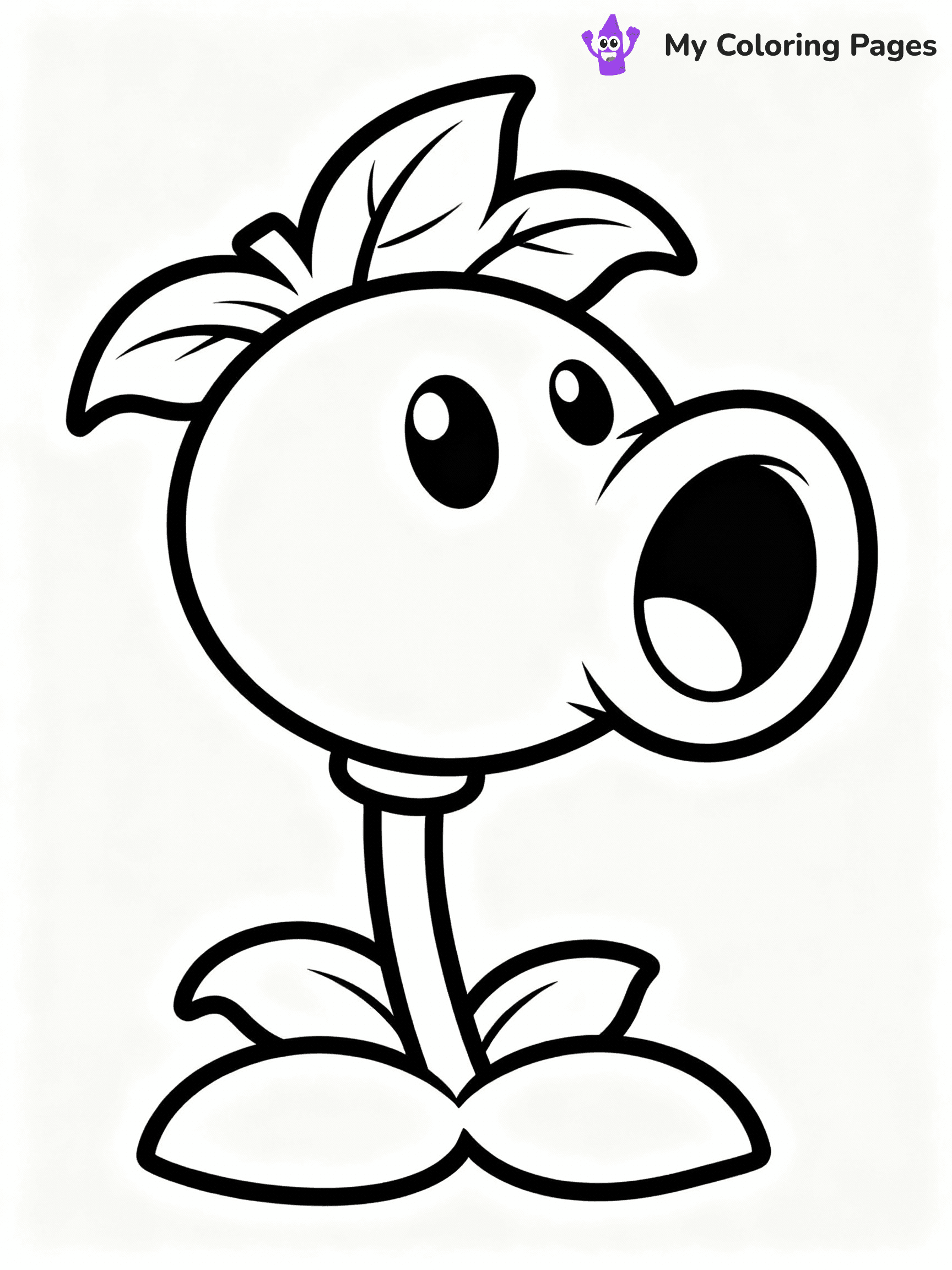 Plants vs Zombies Coloring Pages - 14