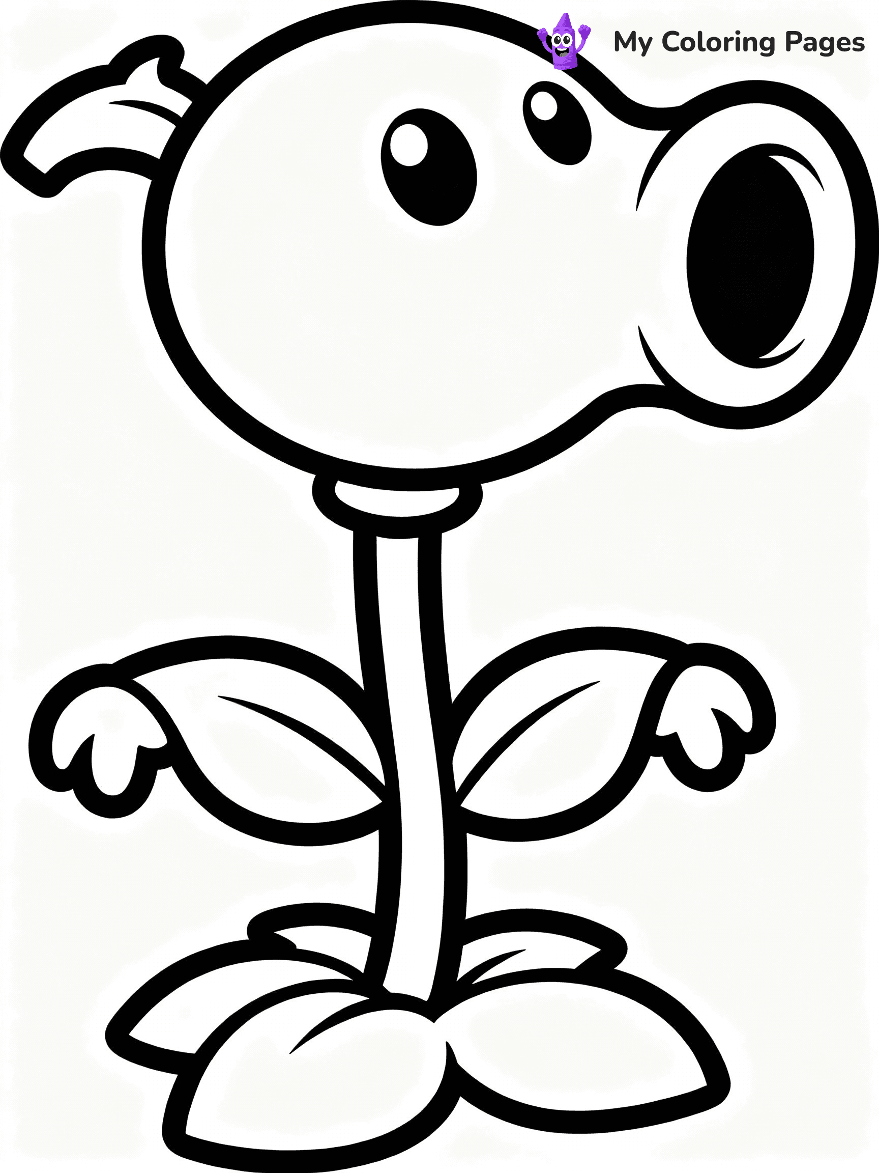 Plants vs Zombies Coloring Pages - 12