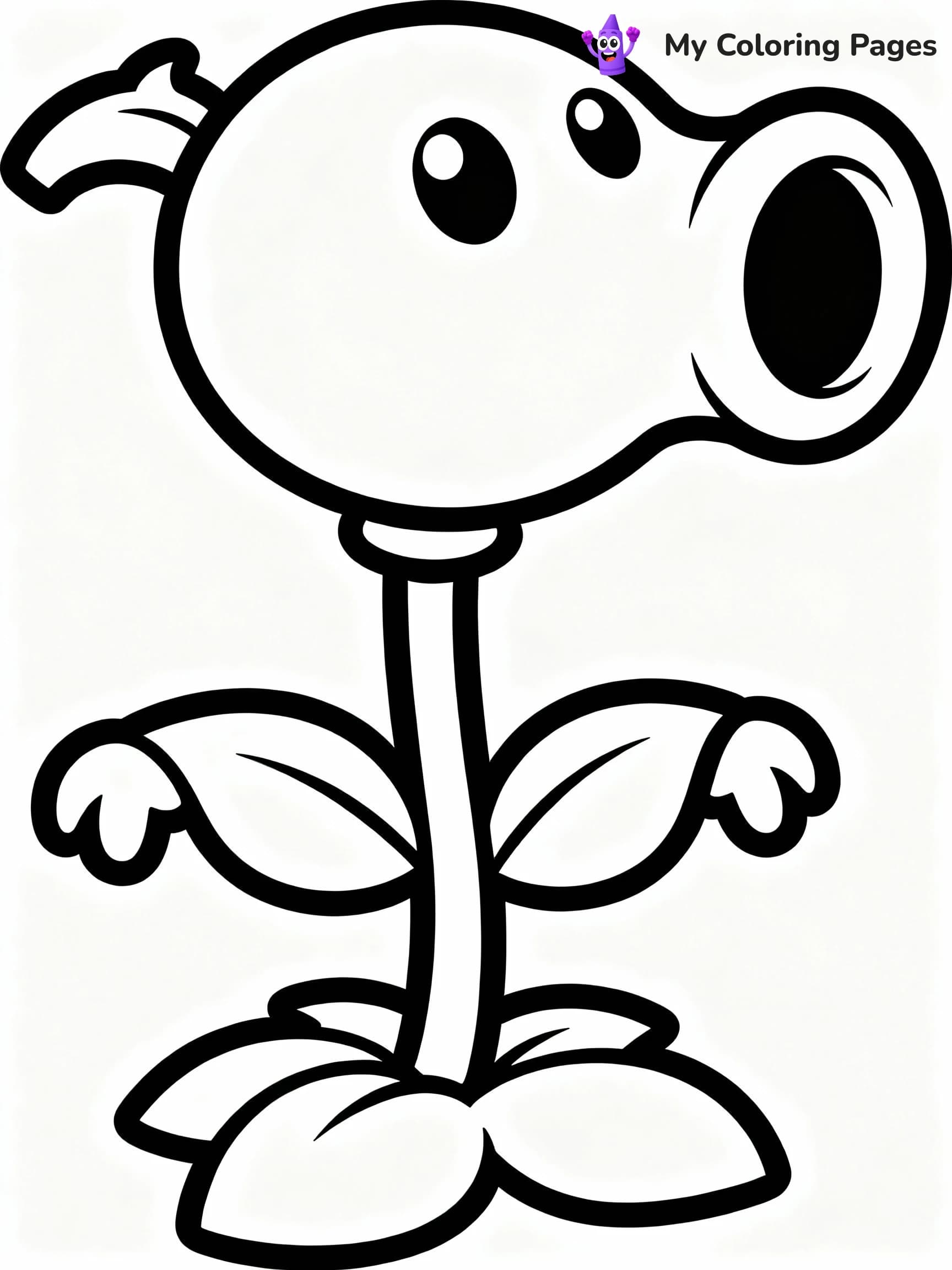Plants vs Zombies Coloring Pages - 12