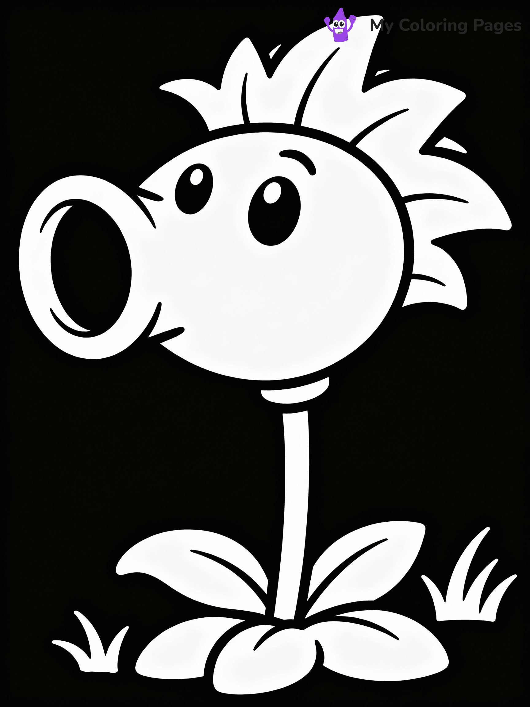 Plants vs Zombies Coloring Pages - 11