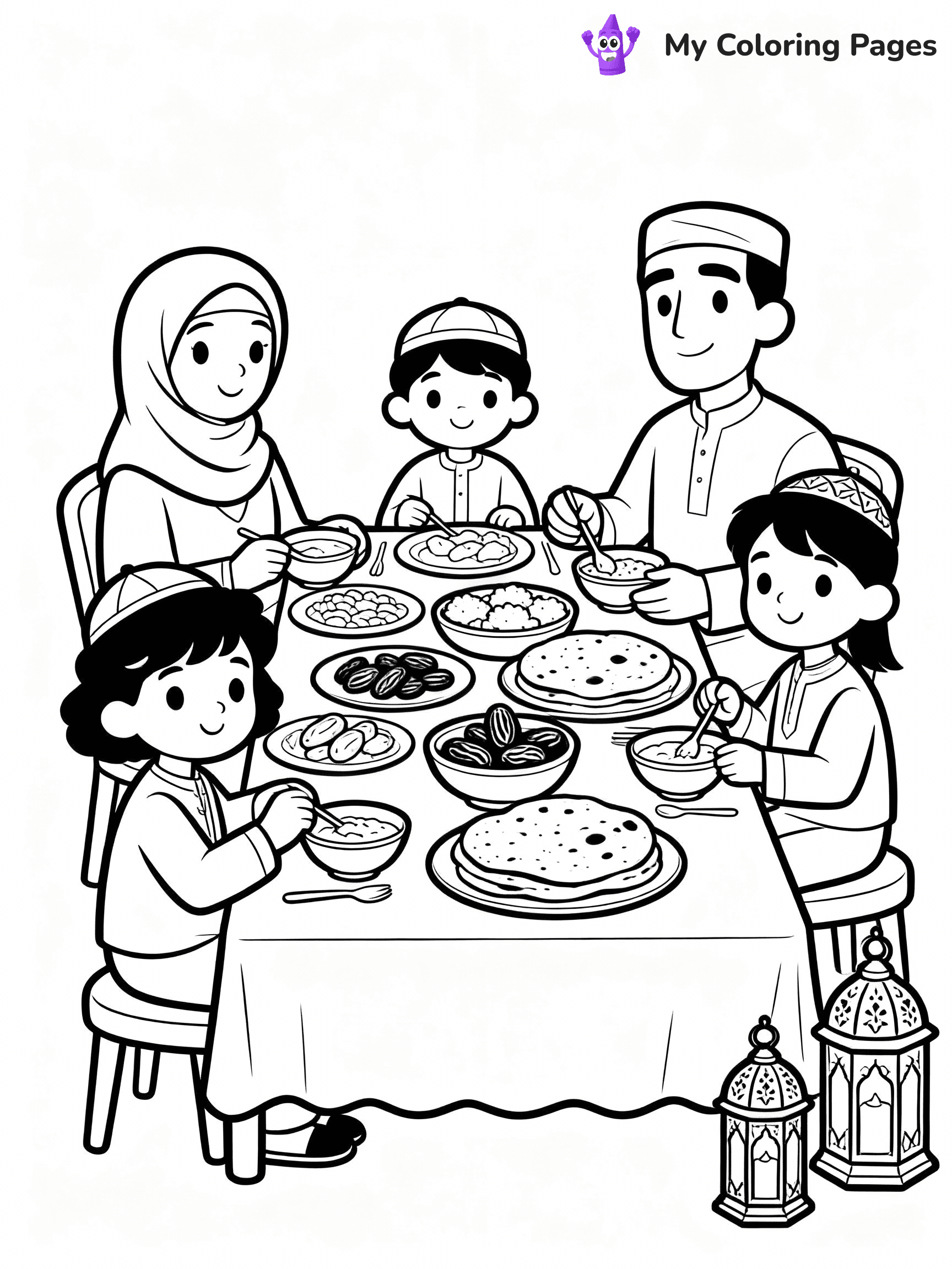 Ramadan Coloring Pages - 60