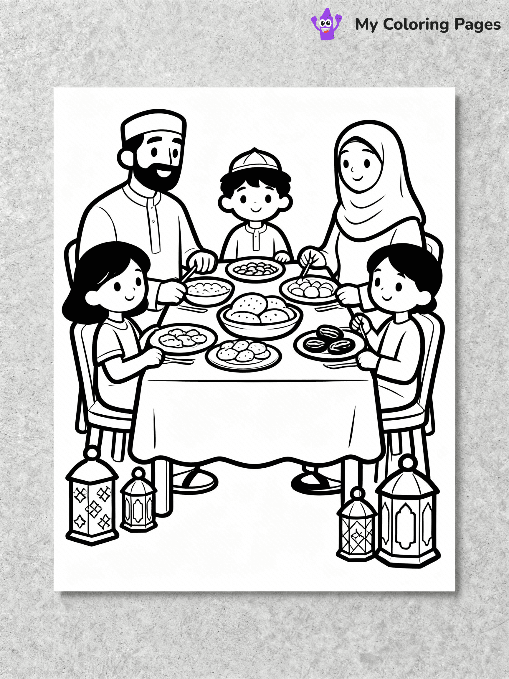 Ramadan Coloring Pages - 58