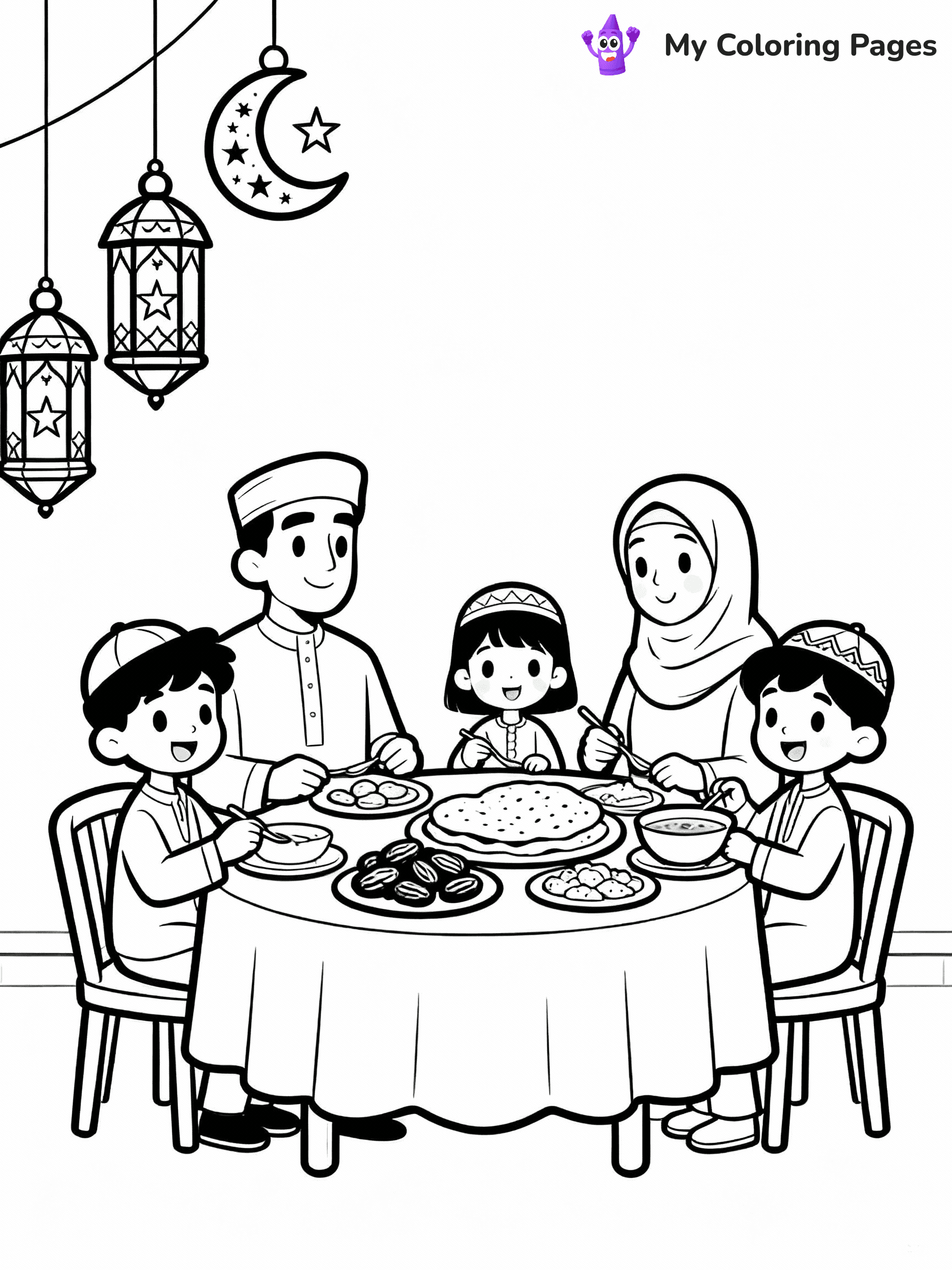Ramadan Coloring Pages - 56