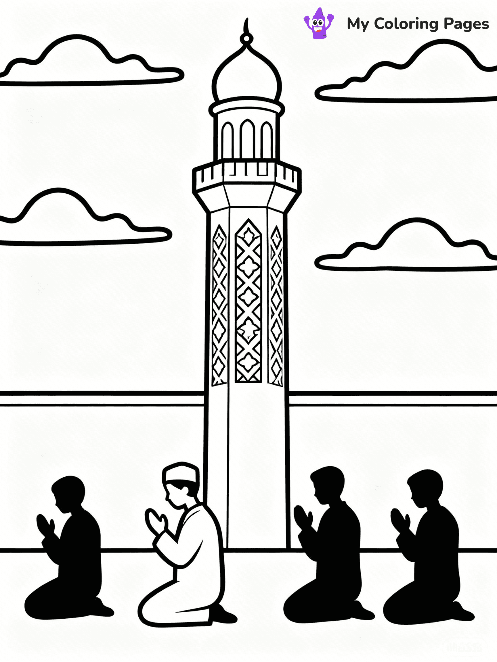 Ramadan Coloring Pages - 54