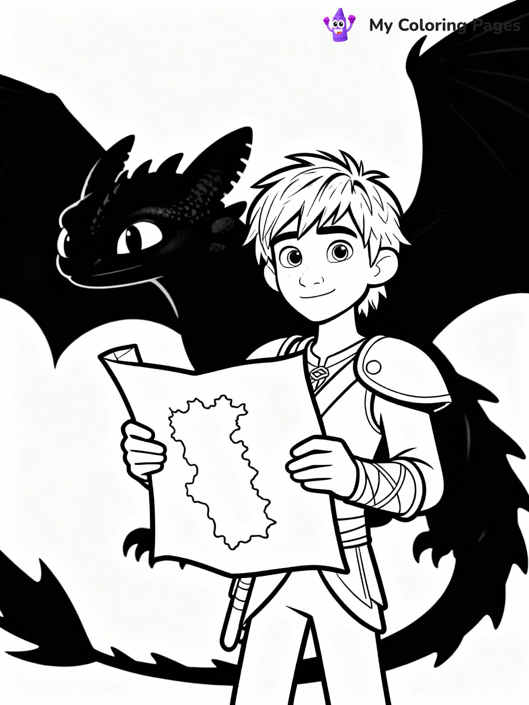 How To Train Your Dragon Coloring Pages - 14