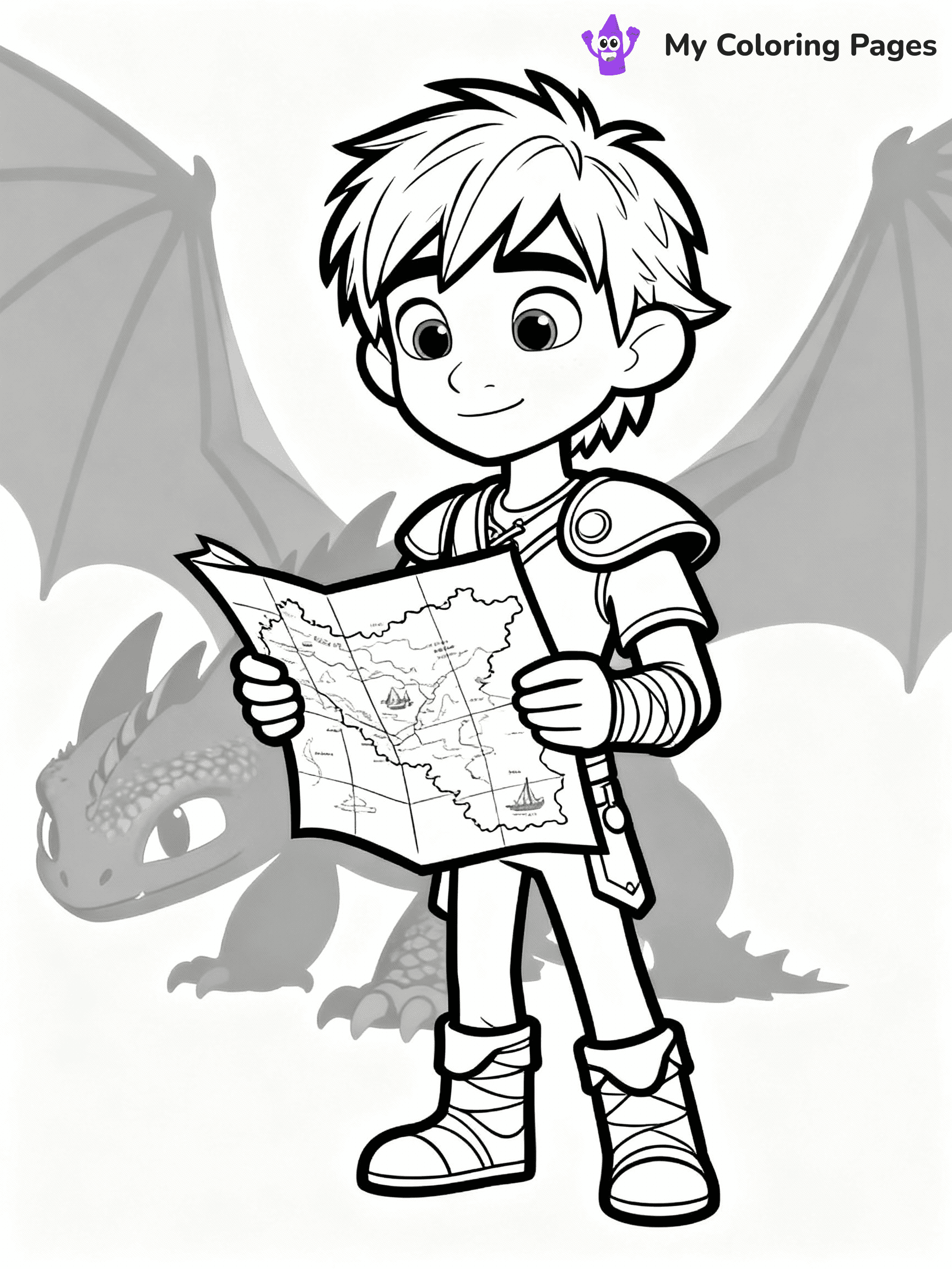 How To Train Your Dragon Coloring Pages - 13