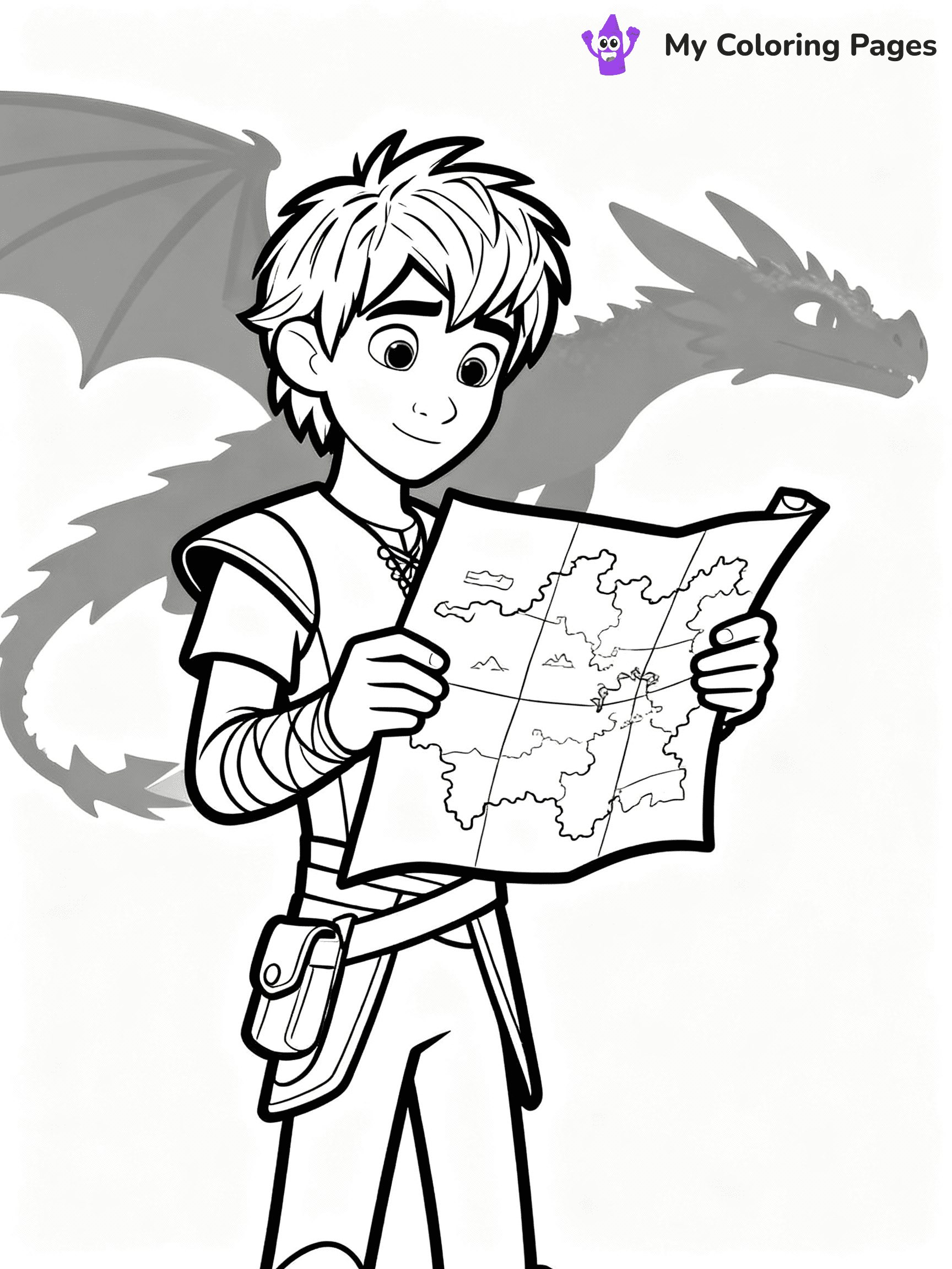 How To Train Your Dragon Coloring Pages - 12