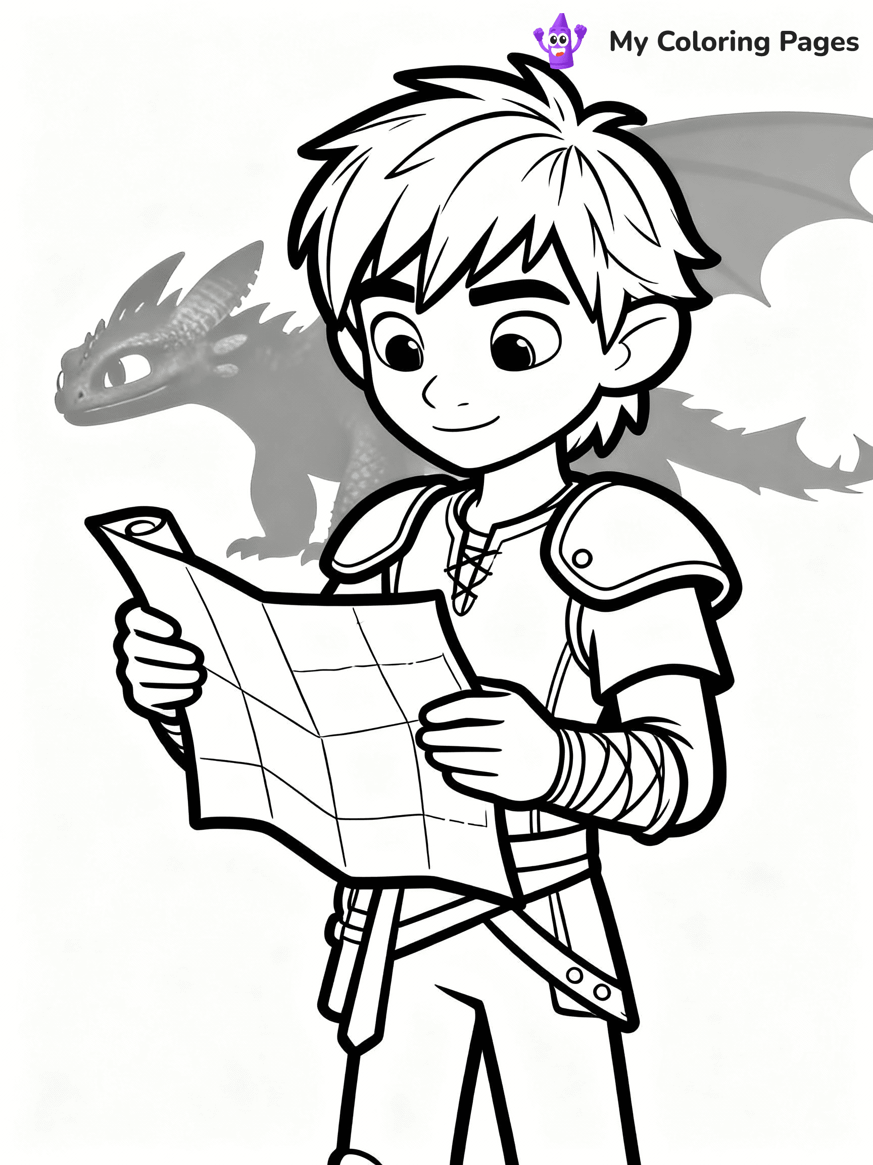 How To Train Your Dragon Coloring Pages - 11