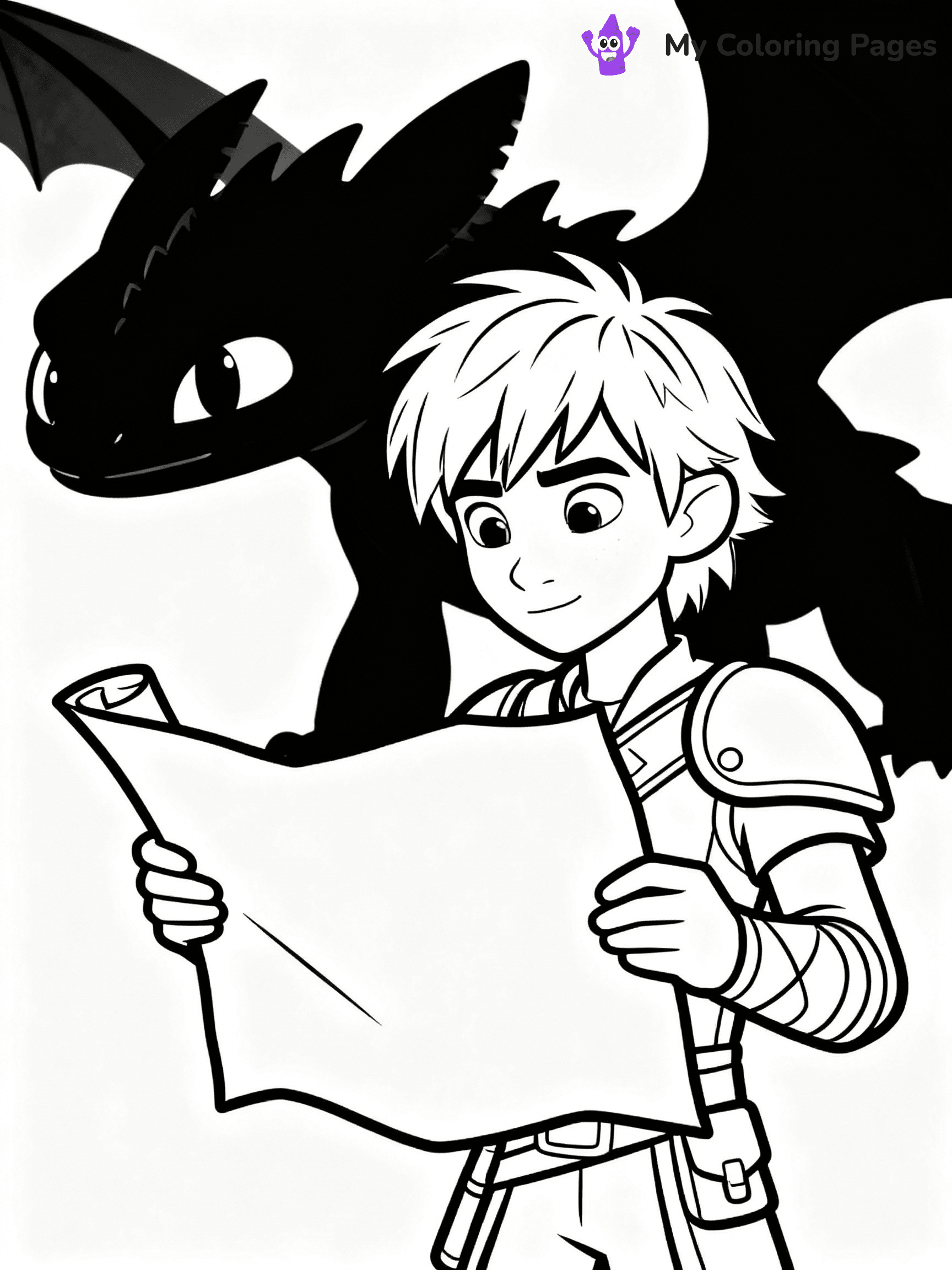 How To Train Your Dragon Coloring Pages - 9
