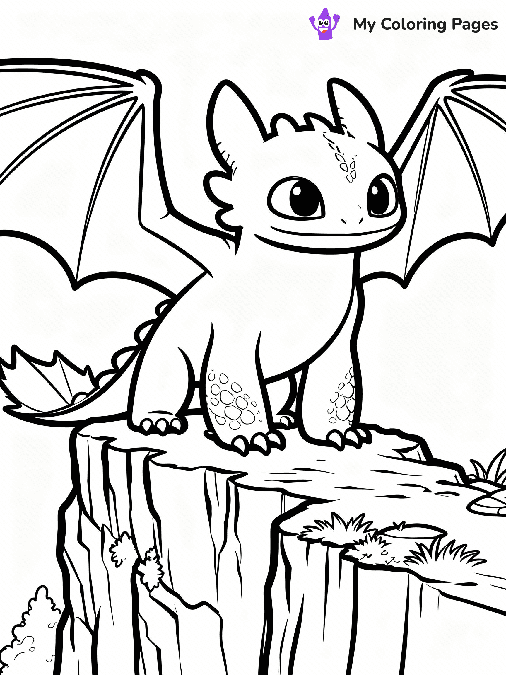 How To Train Your Dragon Coloring Pages - 3