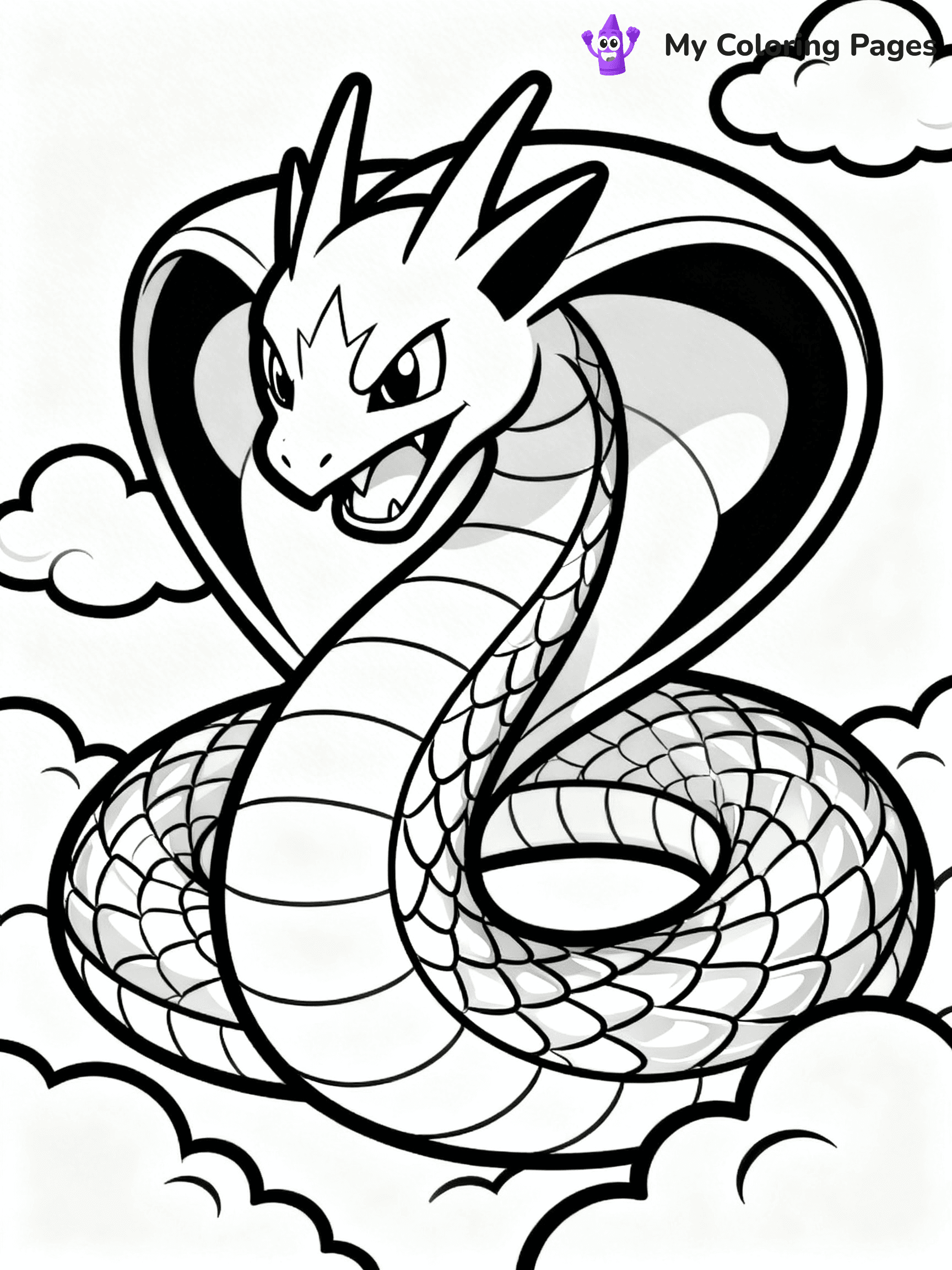 Rayquaza Coloring Pages - 30