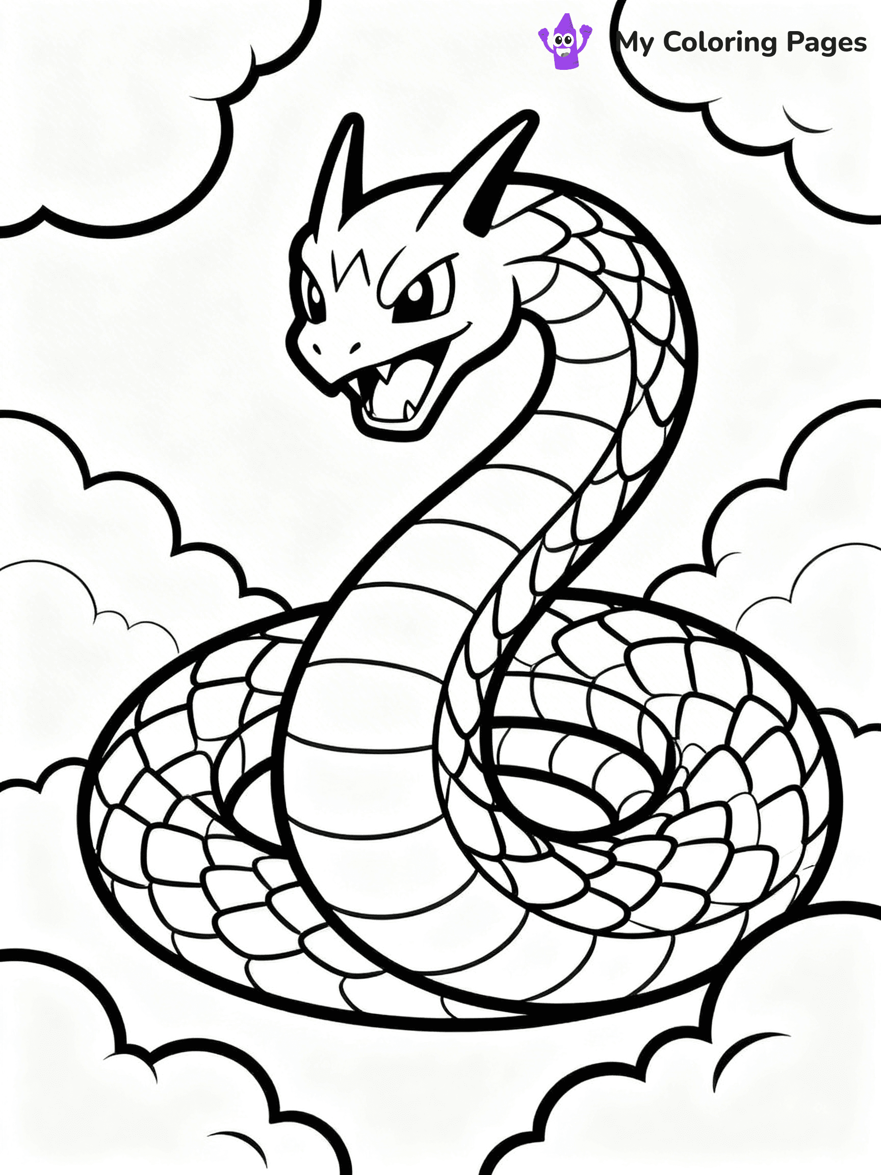 Rayquaza Coloring Pages - 29