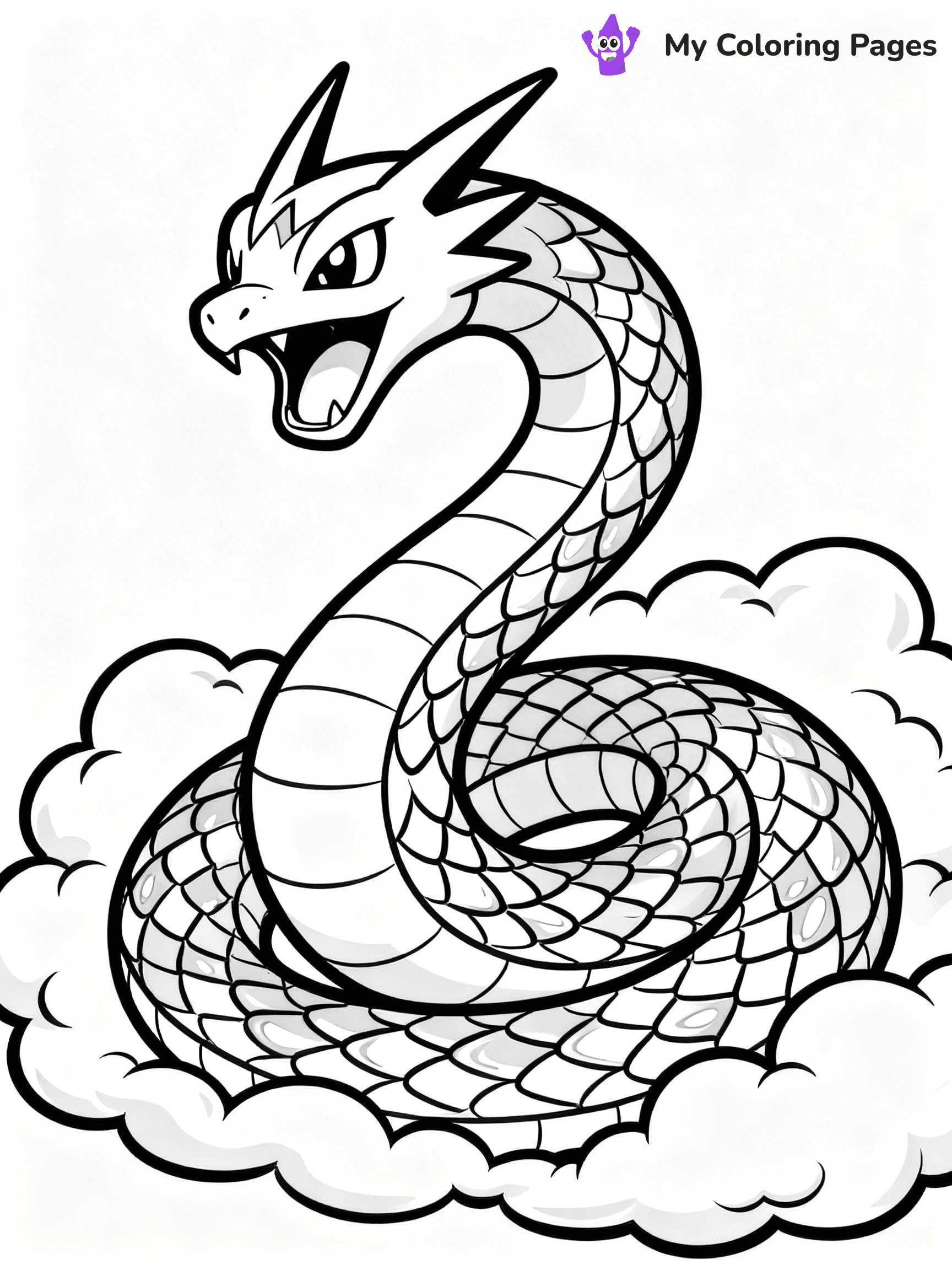 Rayquaza Coloring Pages - 28