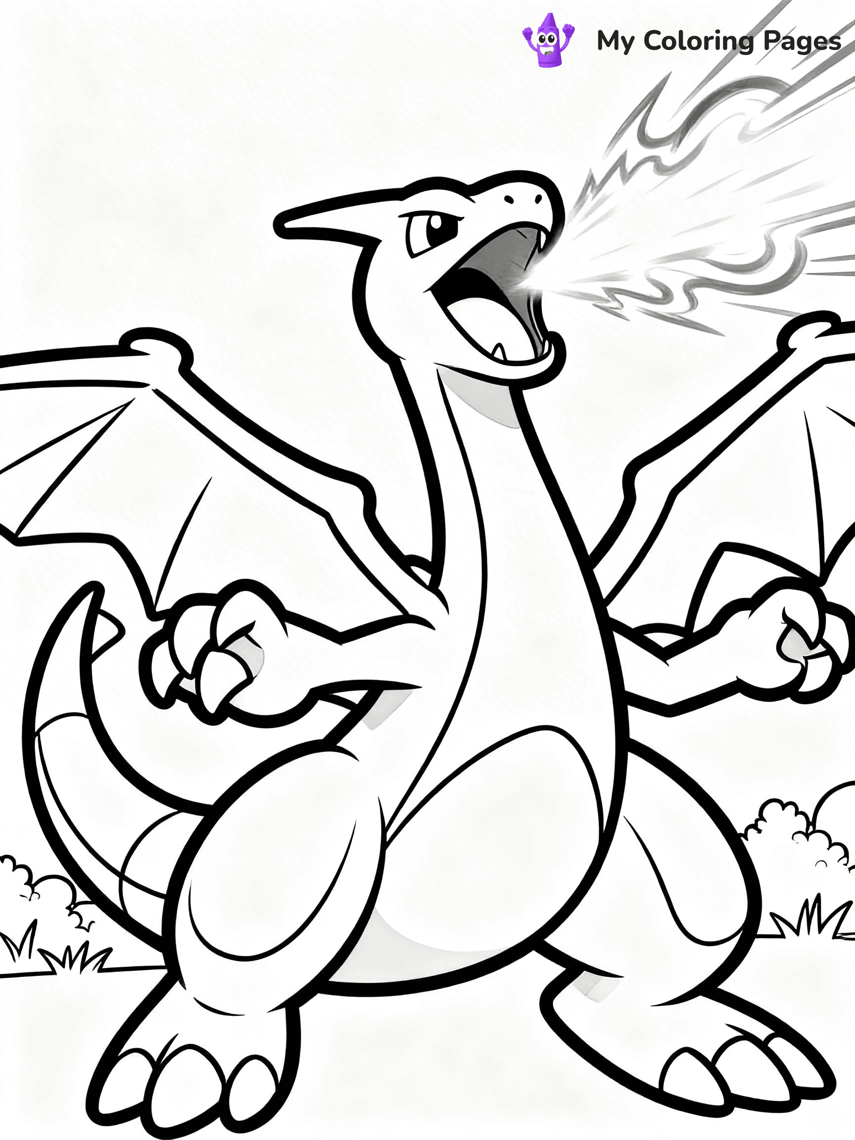 Rayquaza Coloring Pages - 26