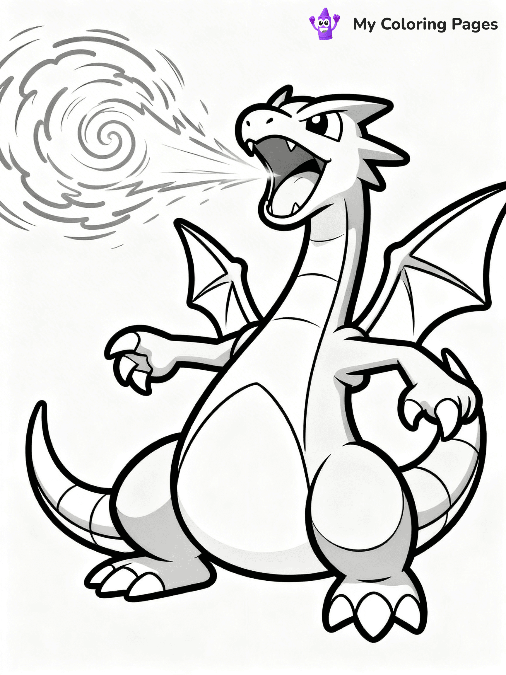 Rayquaza Coloring Pages - 24