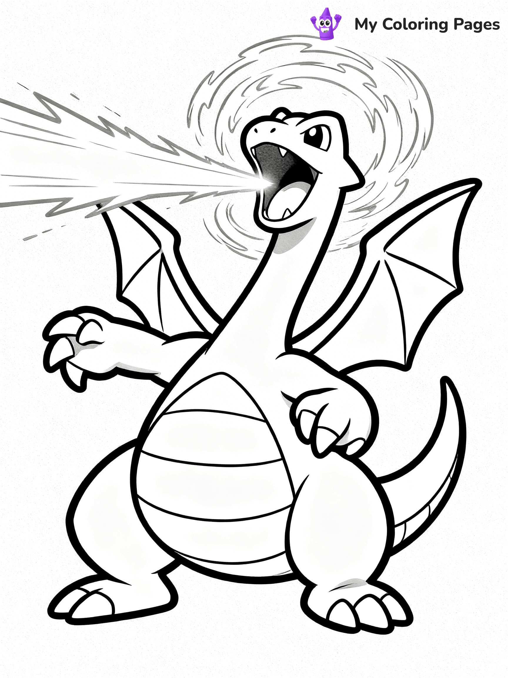 Rayquaza Coloring Pages - 23