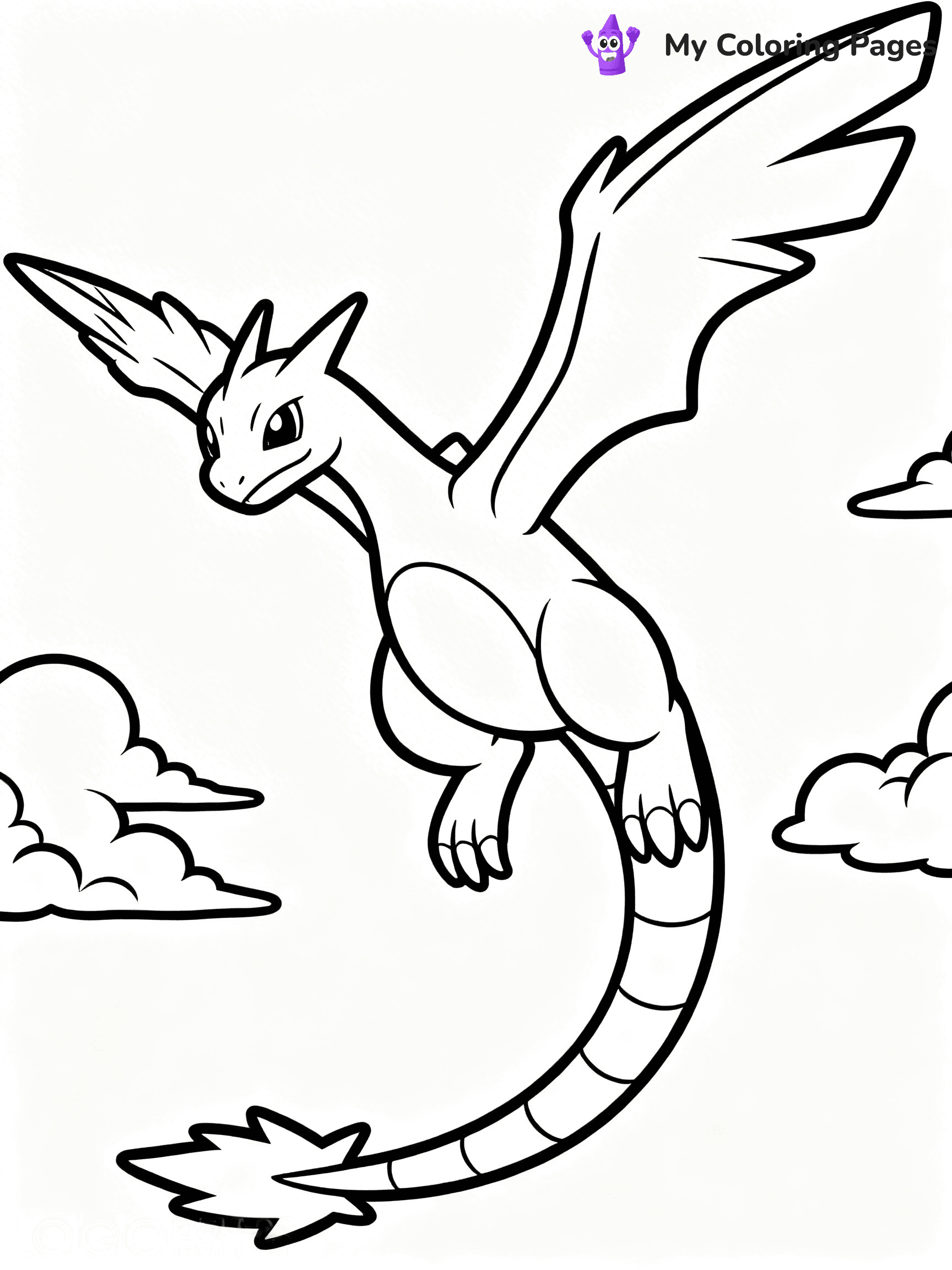 Rayquaza Coloring Pages - 22