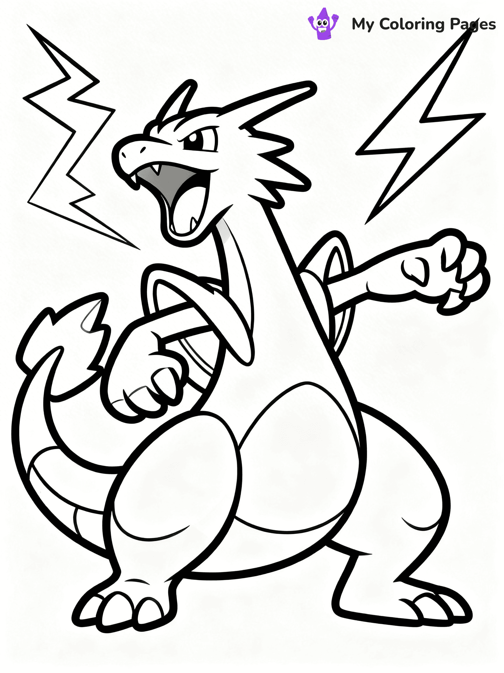 Rayquaza Coloring Pages - 16