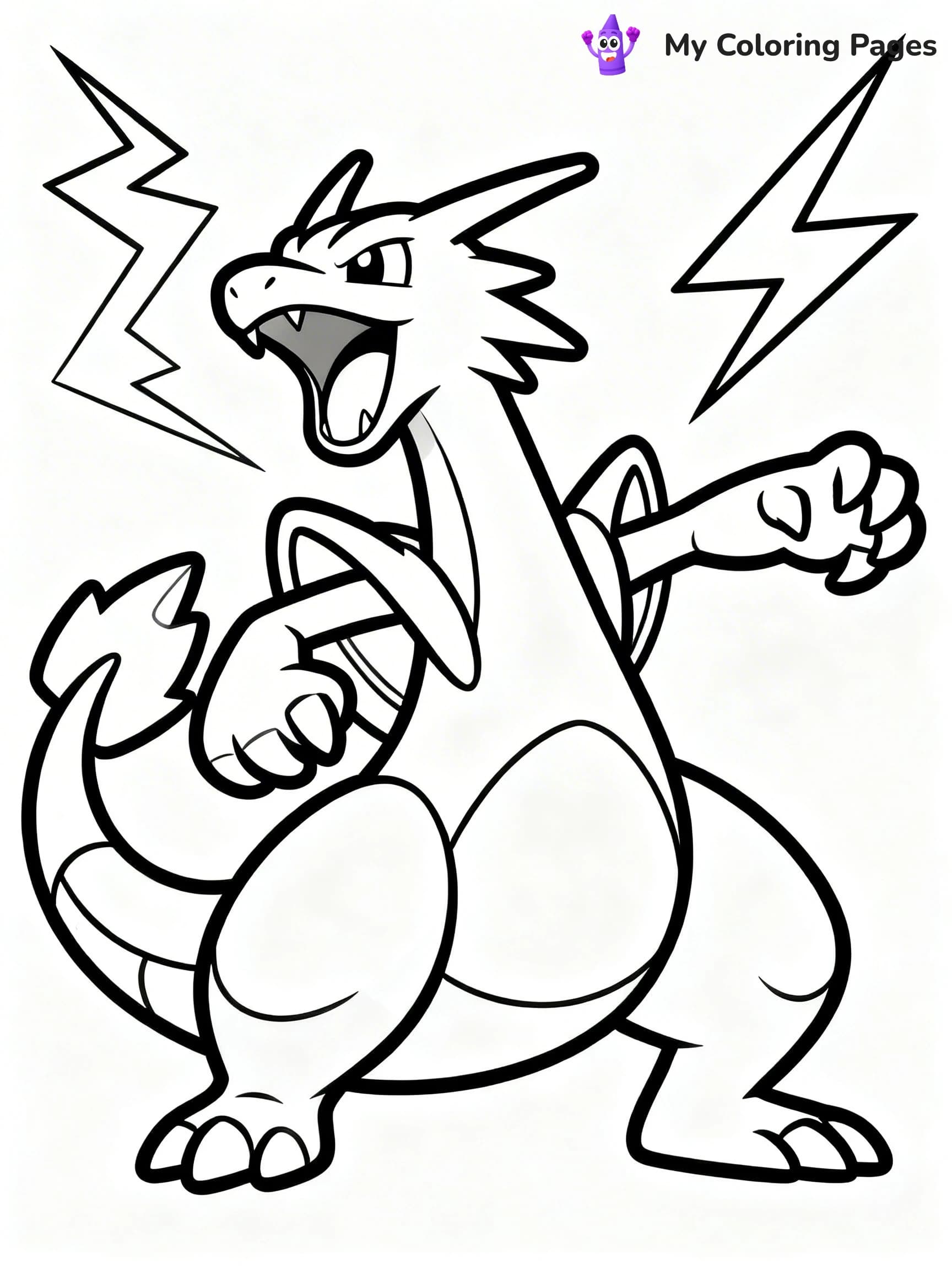 Rayquaza Coloring Pages - 16