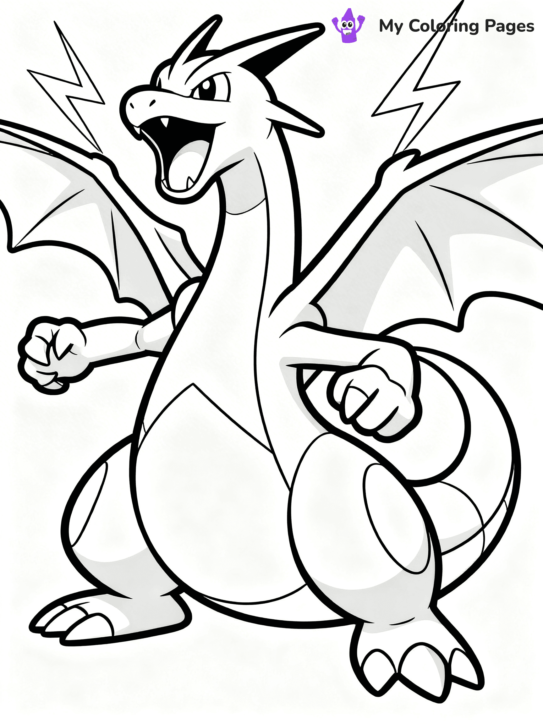 Rayquaza Coloring Pages - 14