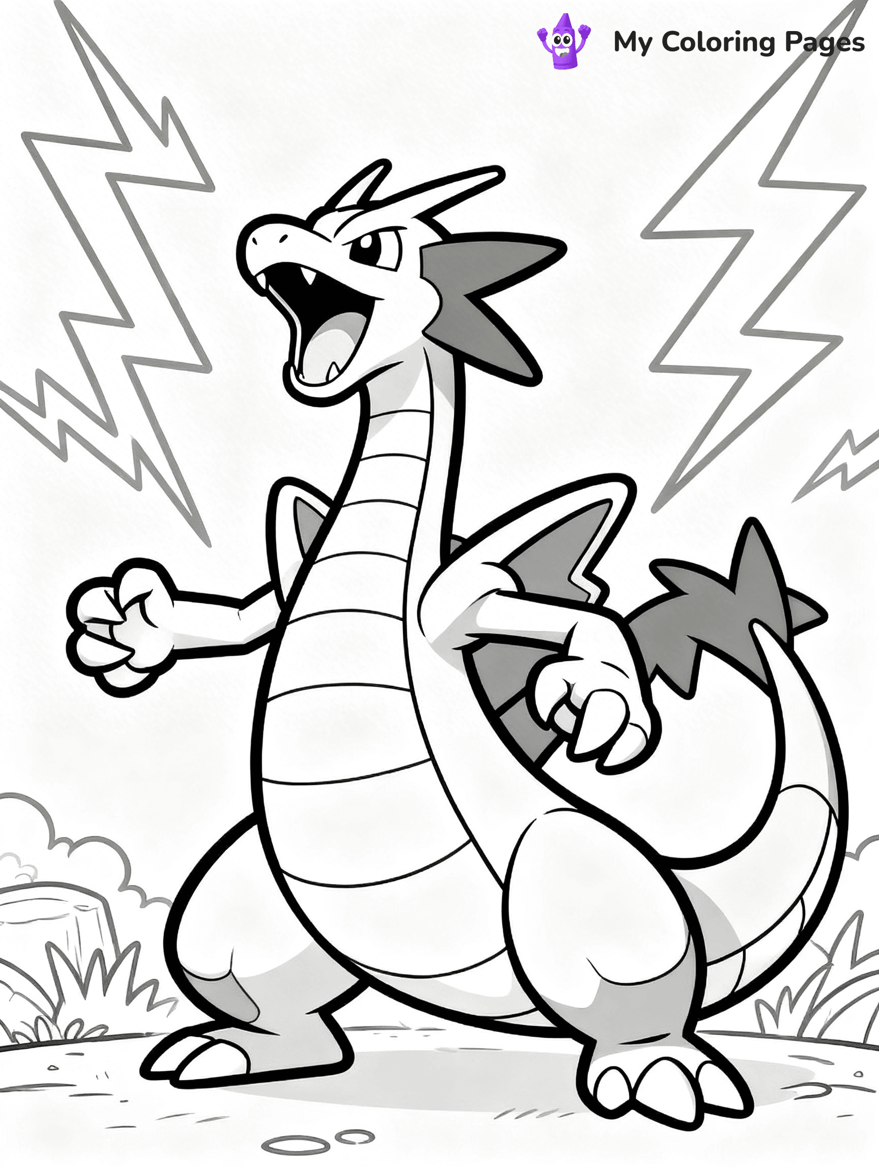 Rayquaza Coloring Pages - 11