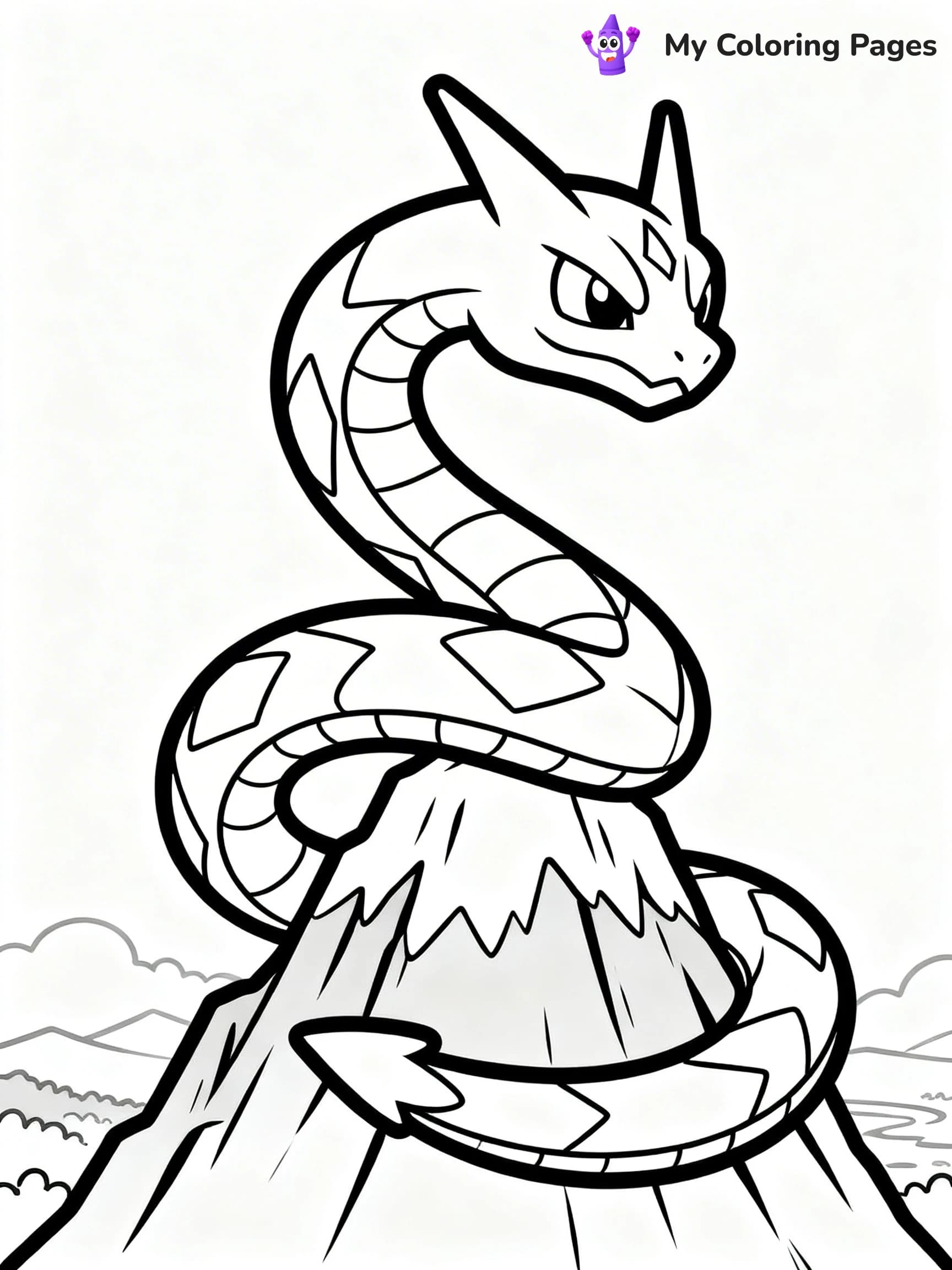 Rayquaza Coloring Pages - 10