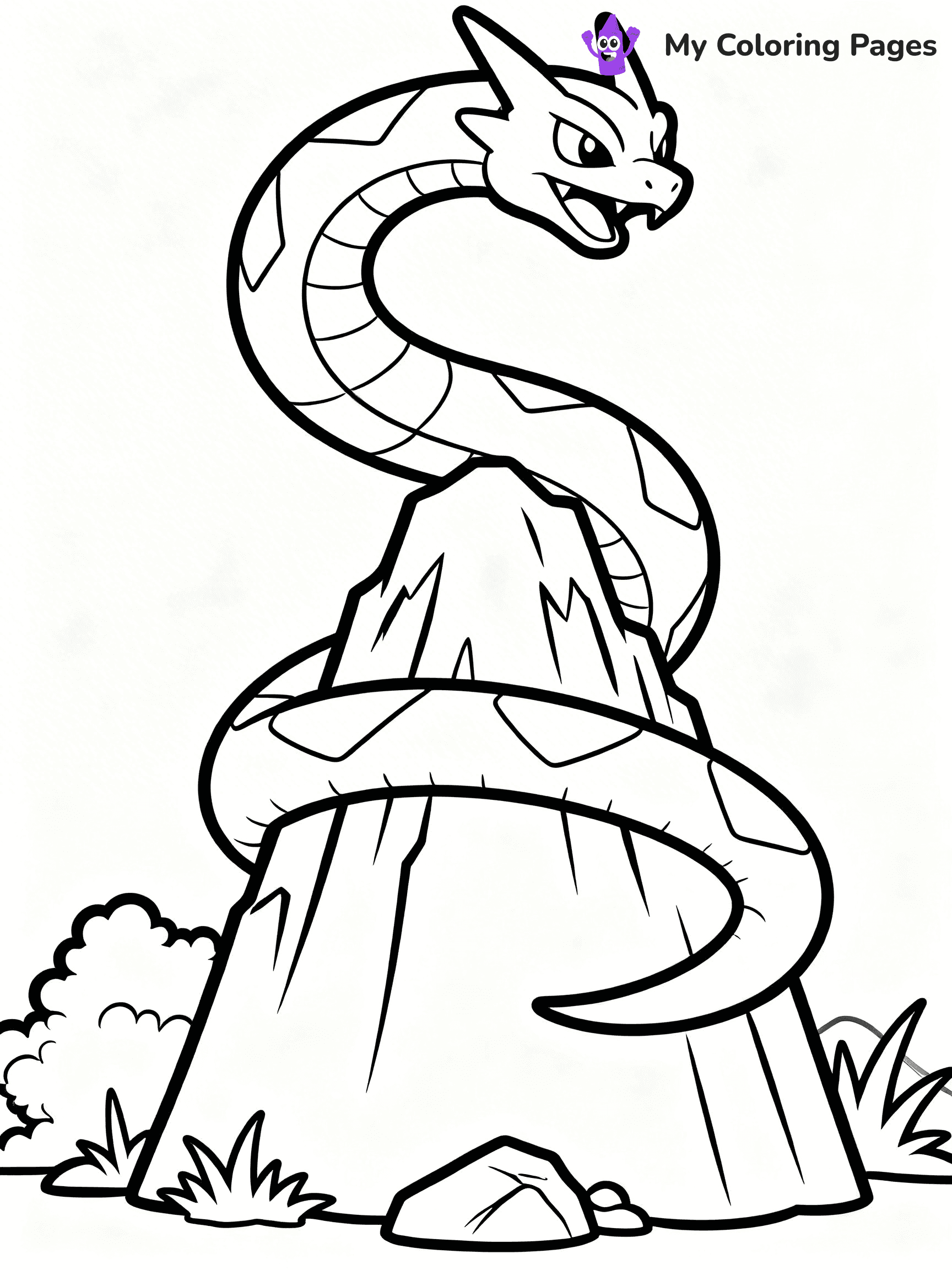 Rayquaza Coloring Pages - 9