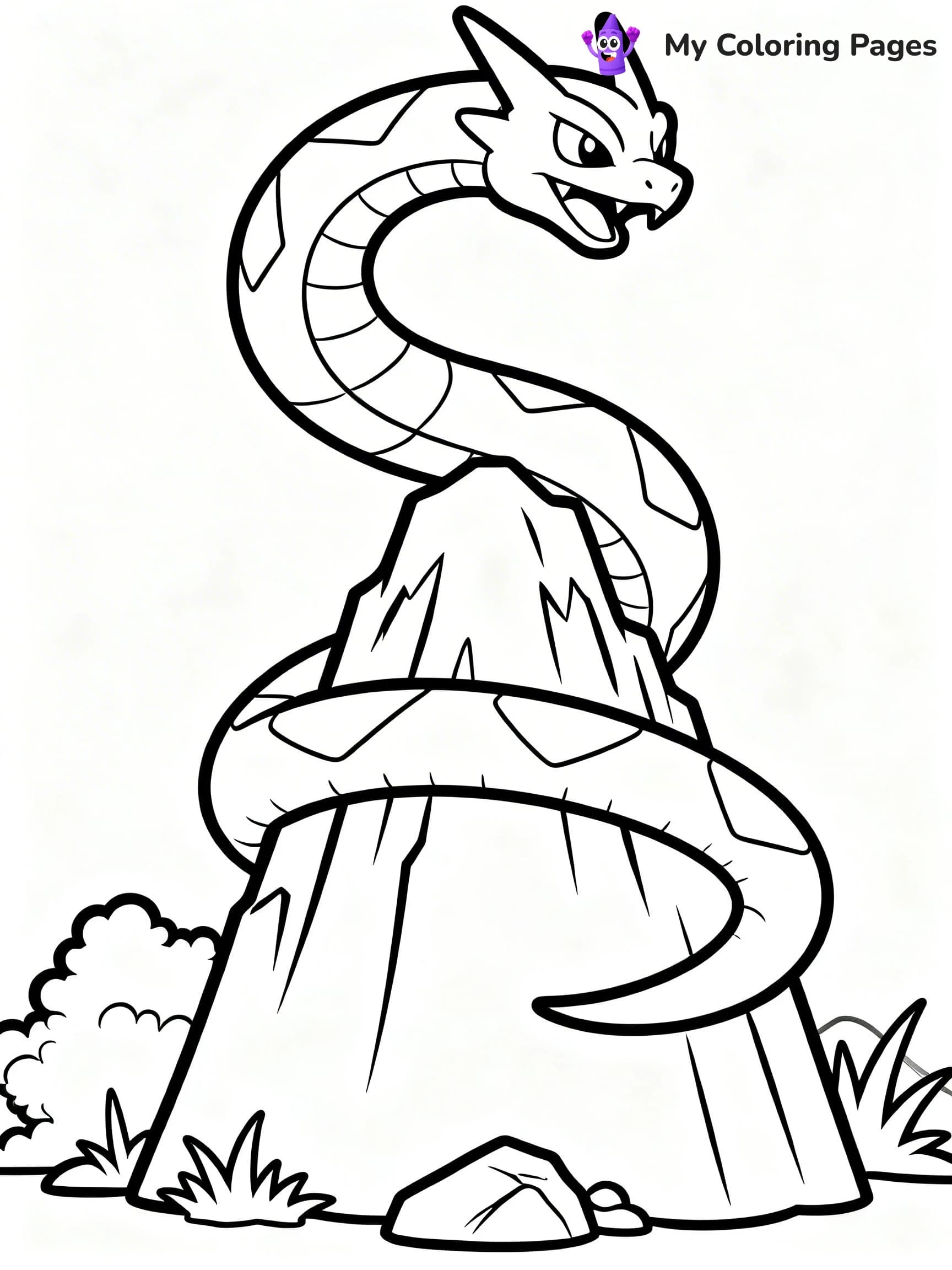 Rayquaza Coloring Pages - 9