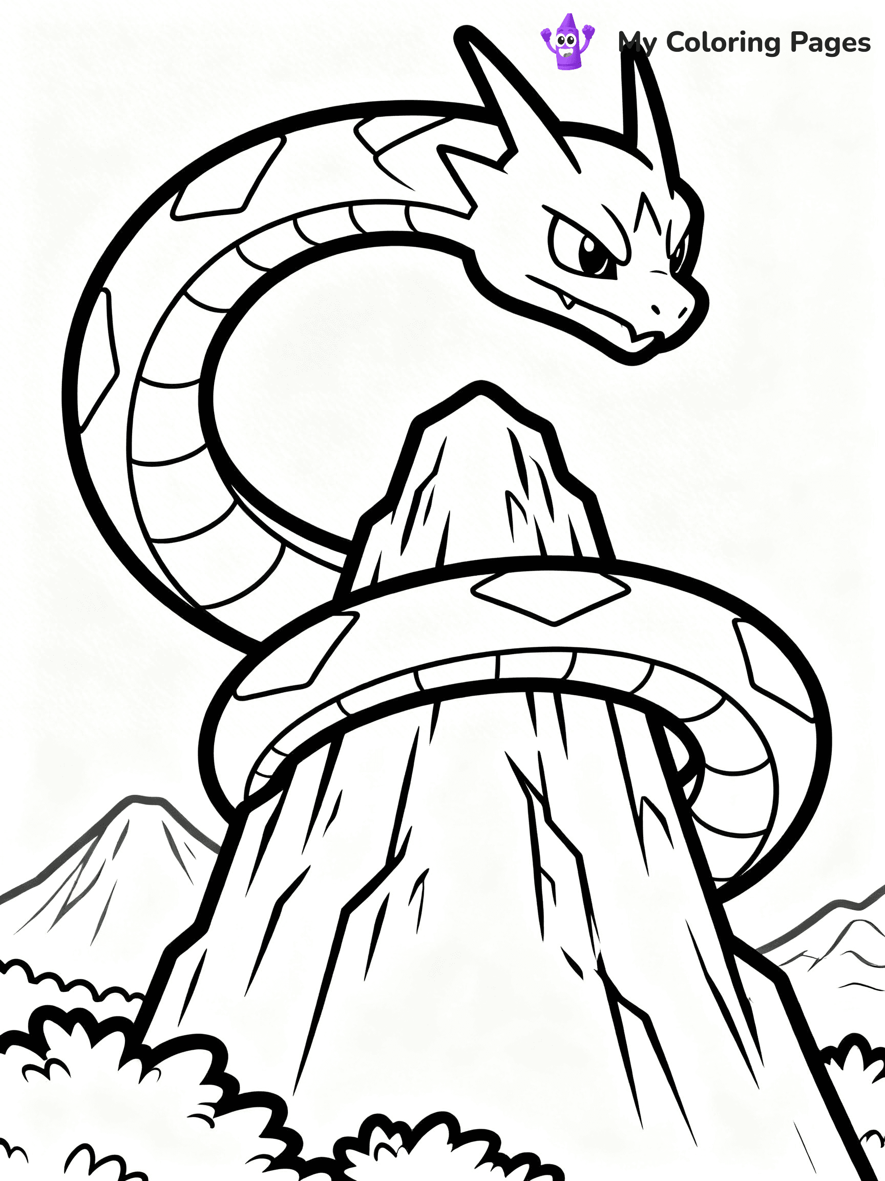 Rayquaza Coloring Pages - 3