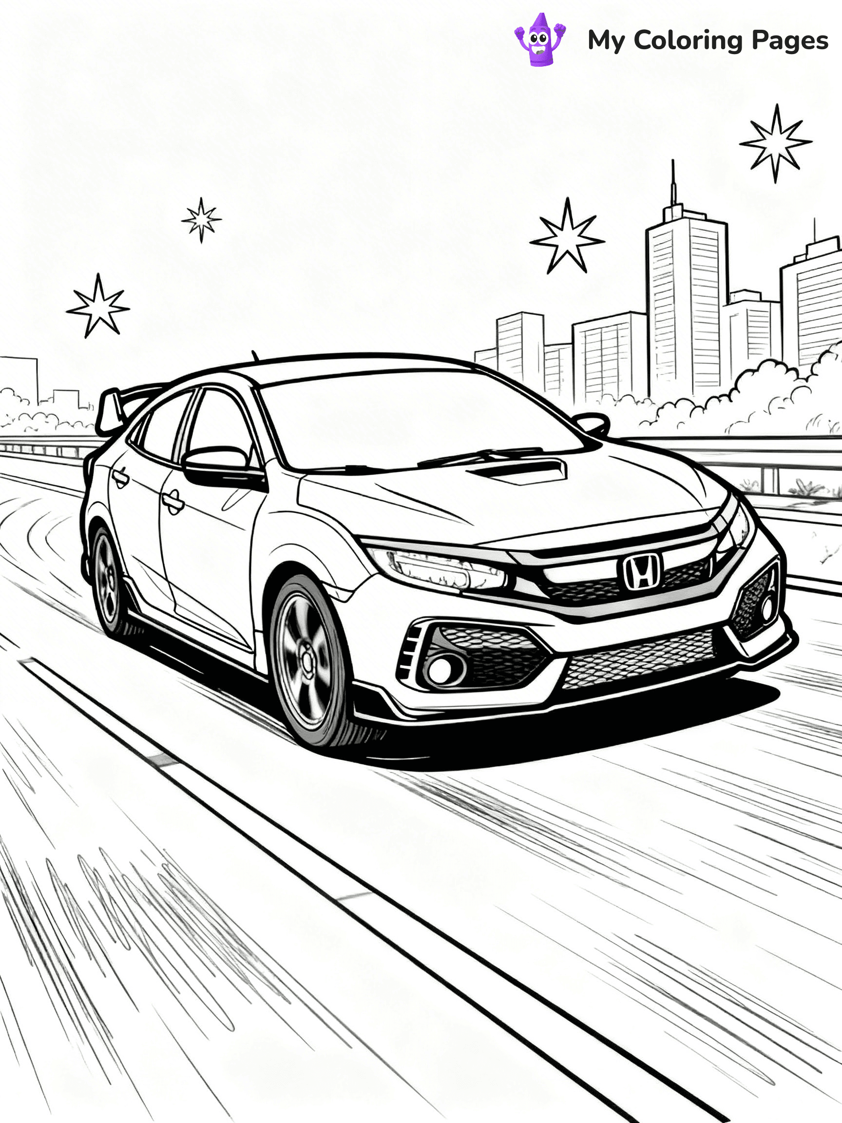 Sports Car Coloring Pages - 23