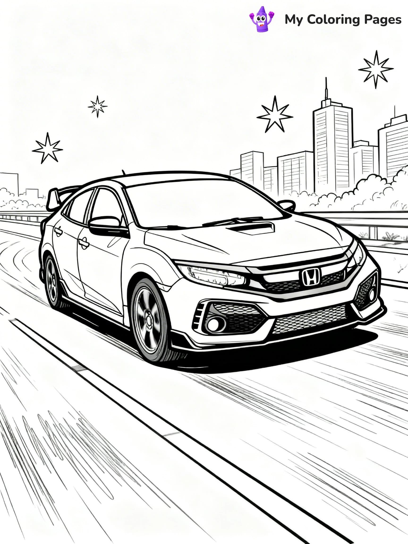 Sports Car Coloring Pages - 22
