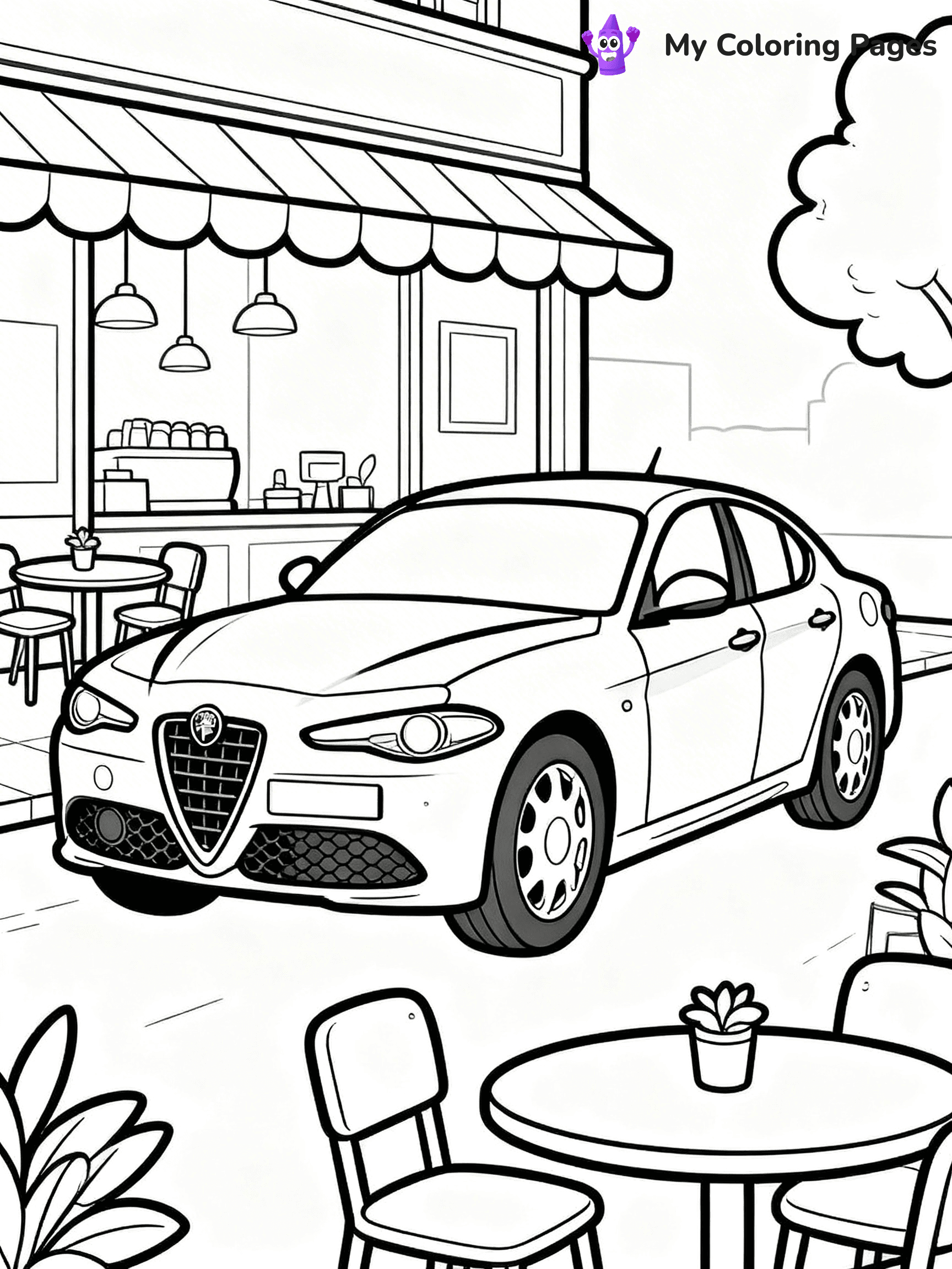 Sports Car Coloring Pages - 21
