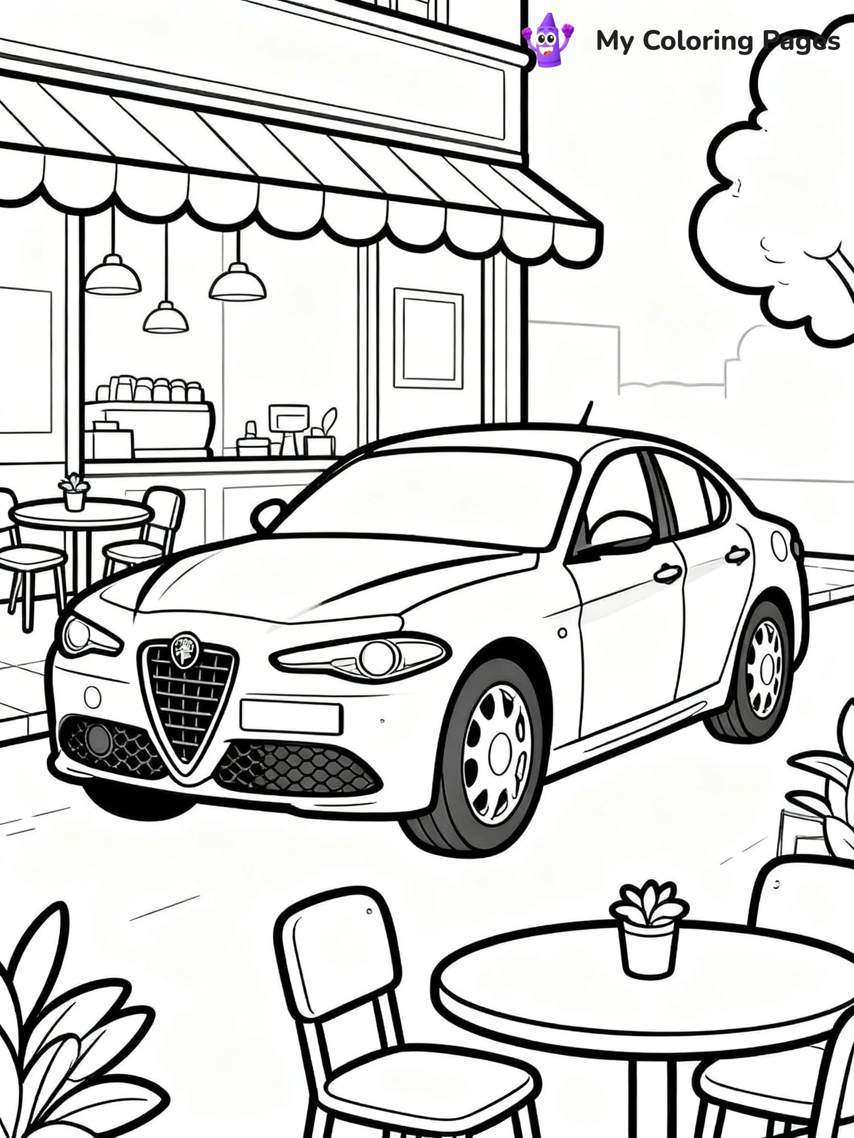 Sports Car Coloring Pages - 20