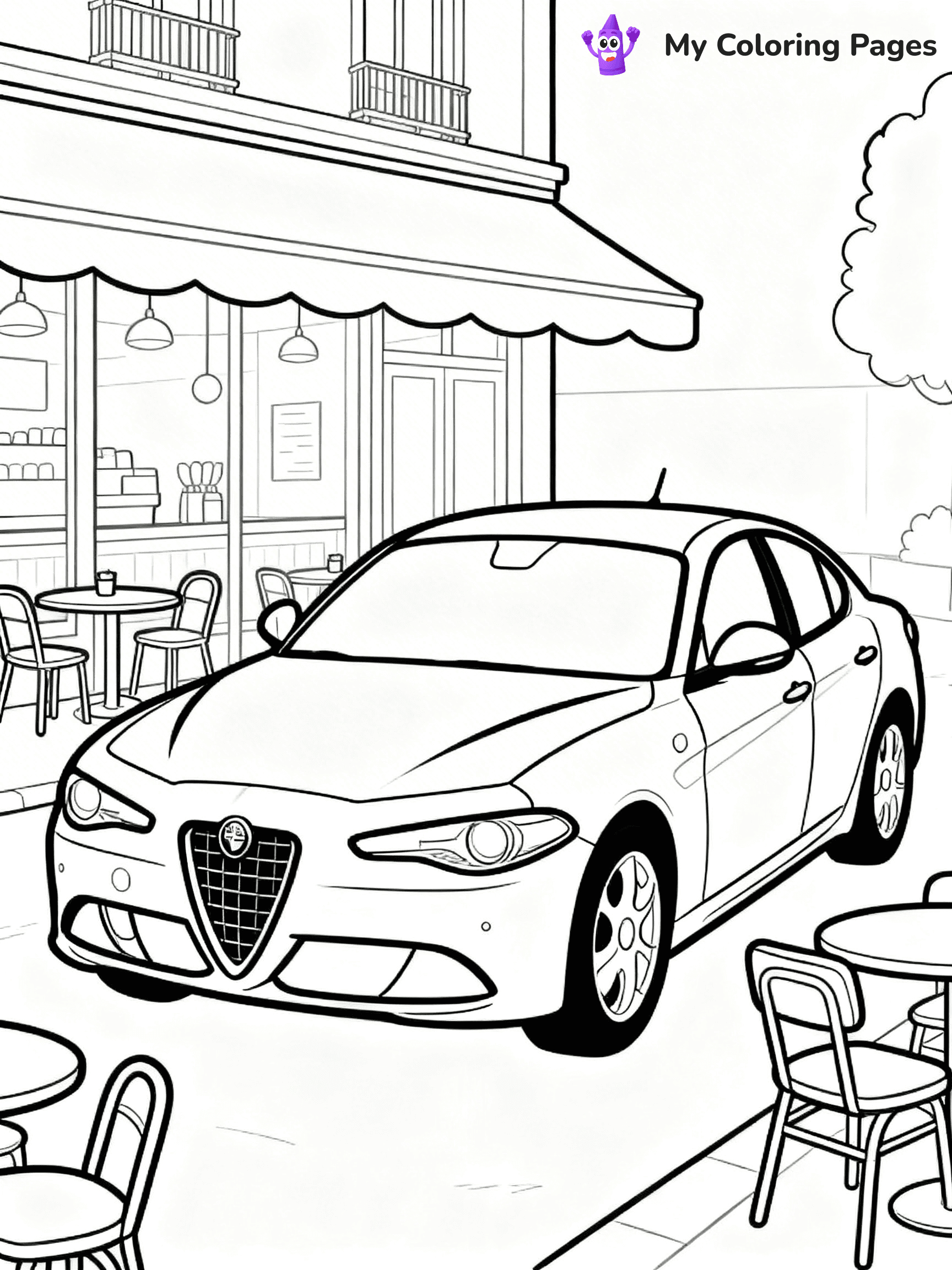 Sports Car Coloring Pages - 20
